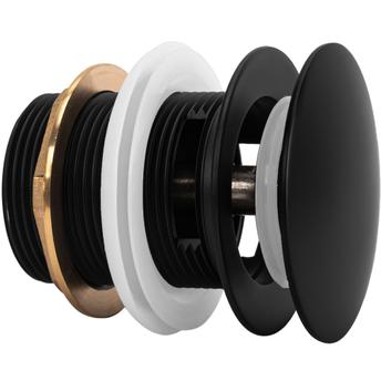 Bathtub Plug Rea Black 6cm
