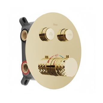 Душовий комплект Rea Lungo Diamond Gold + BOX
