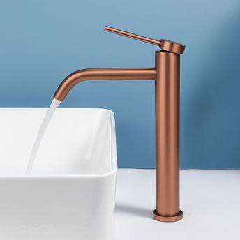 Grifo de LAVABO Rea Clif Brush Copper HIGH