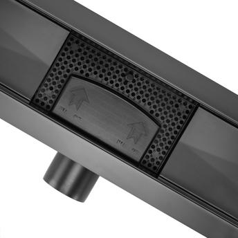 REA Neox Black 50 Linear Drain