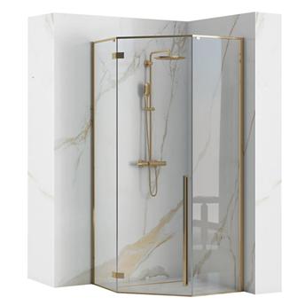 Tuš Kabina Rea DIAMOND 90x90 GOLD