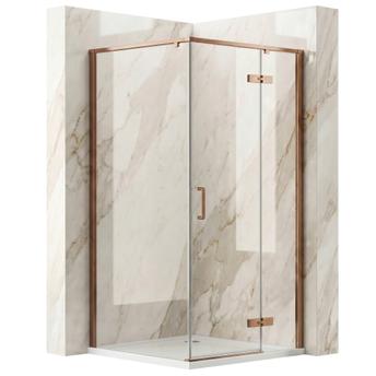 Tuš Kabina Rea Bruno 90x90 Brush Copper