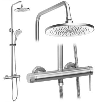 Kit de douche Rea Foss Clif Brush Nickel