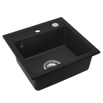 Кухненска мивка Rea West black metalic
