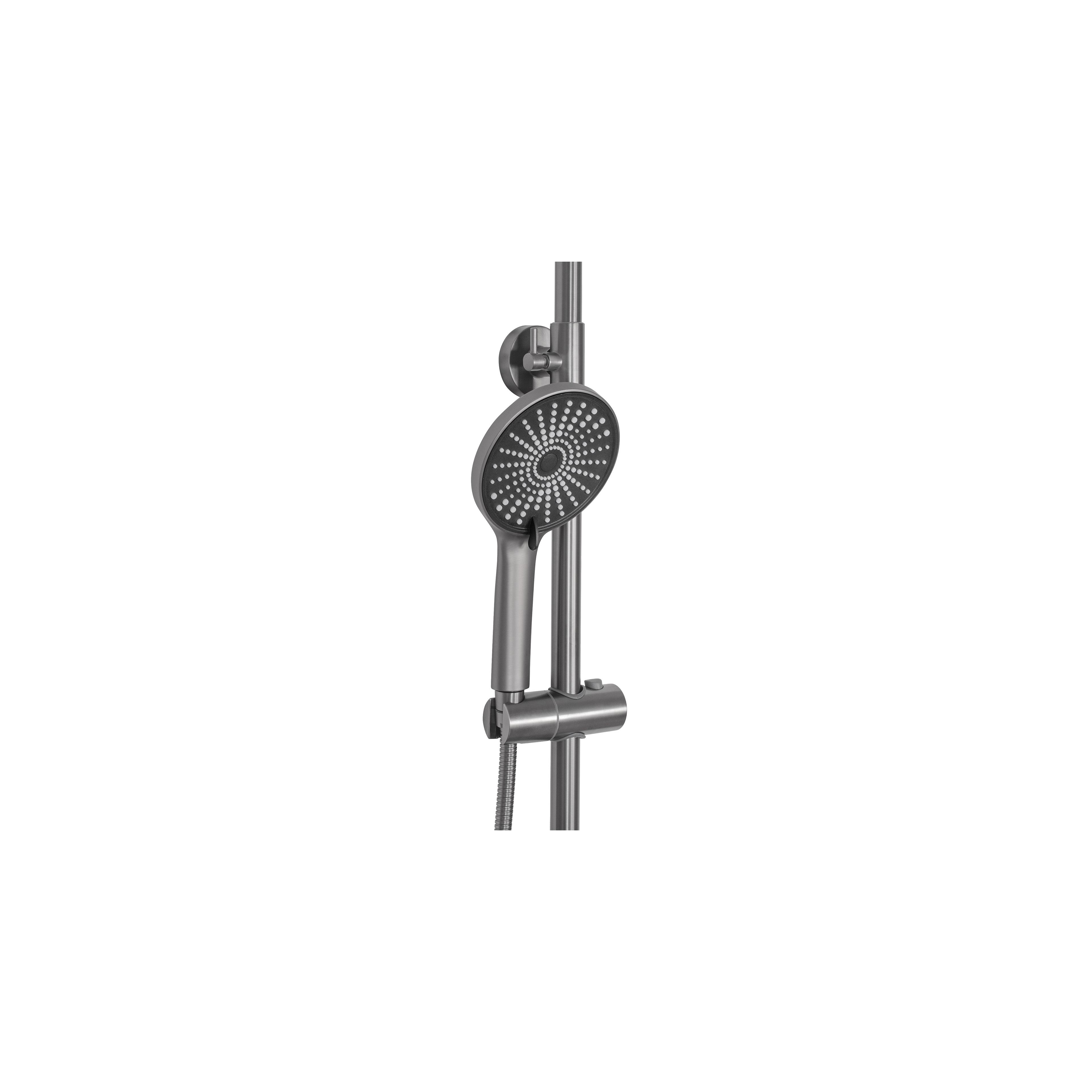 Shower set REA Marco Gun Grey