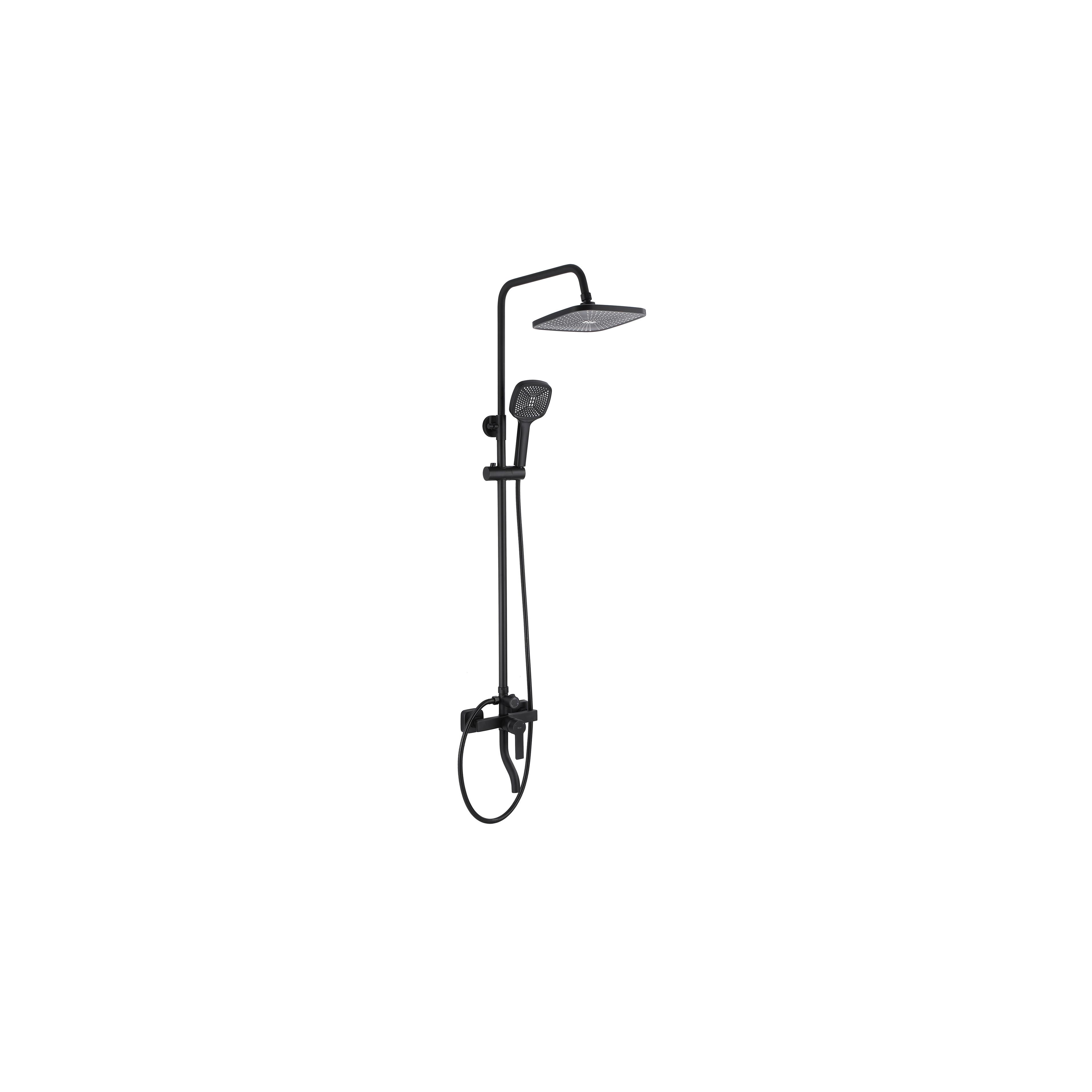Shower set REA ARGUS BLACK MATT