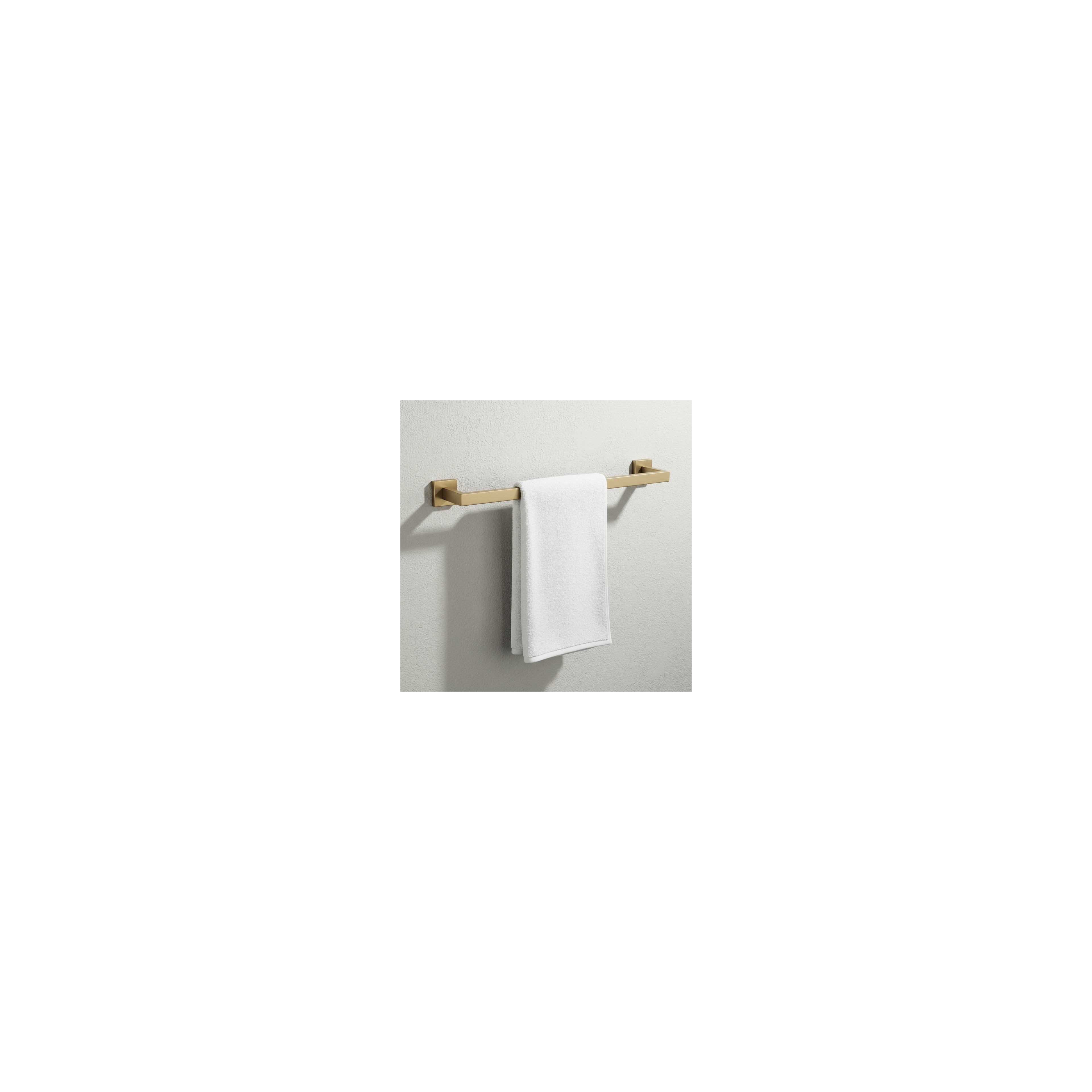 Badezimmer-Accessoire-Set Rio Brush Gold 4-teilig