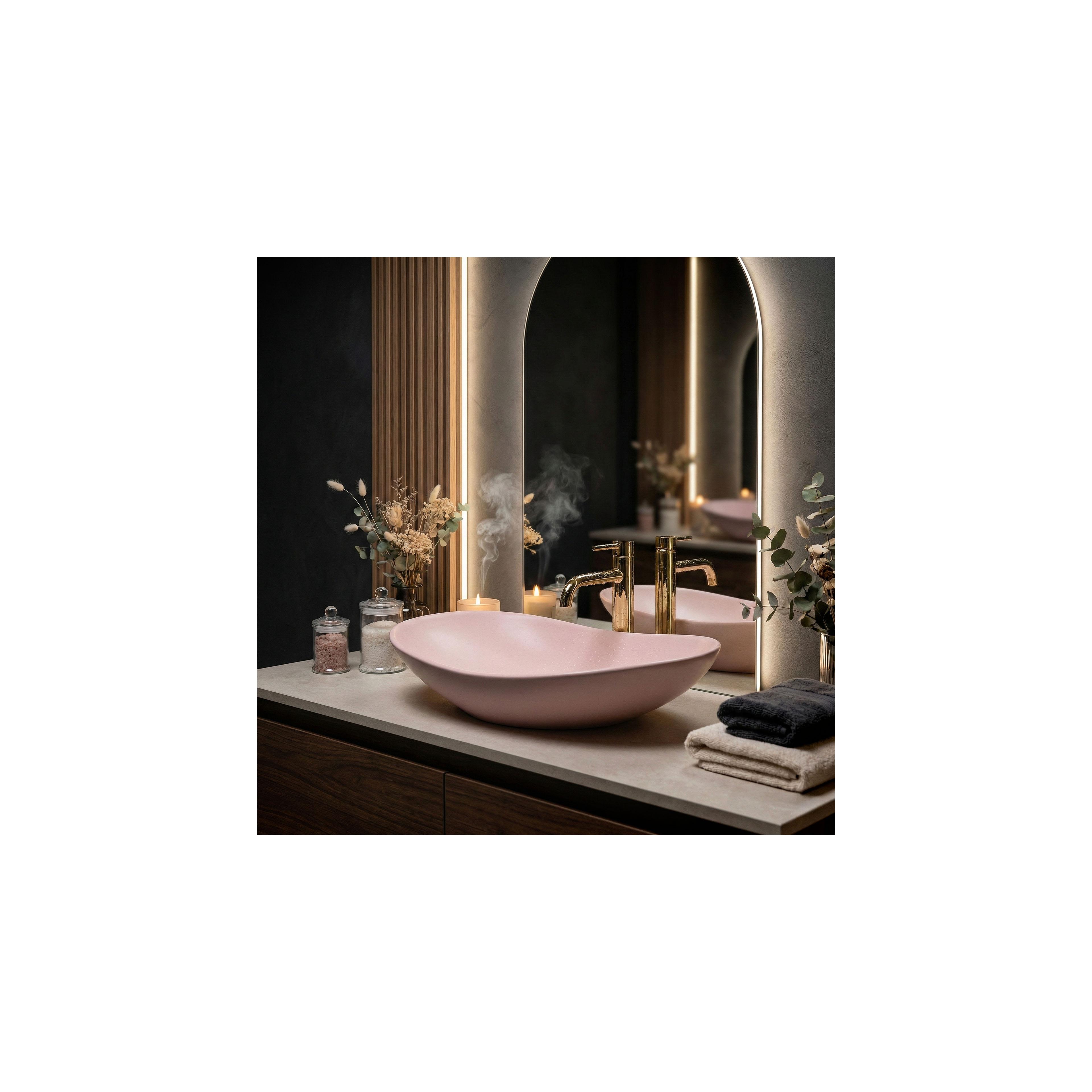 Aufsatzwaschbecken Rea Royal Powder Pink Matt