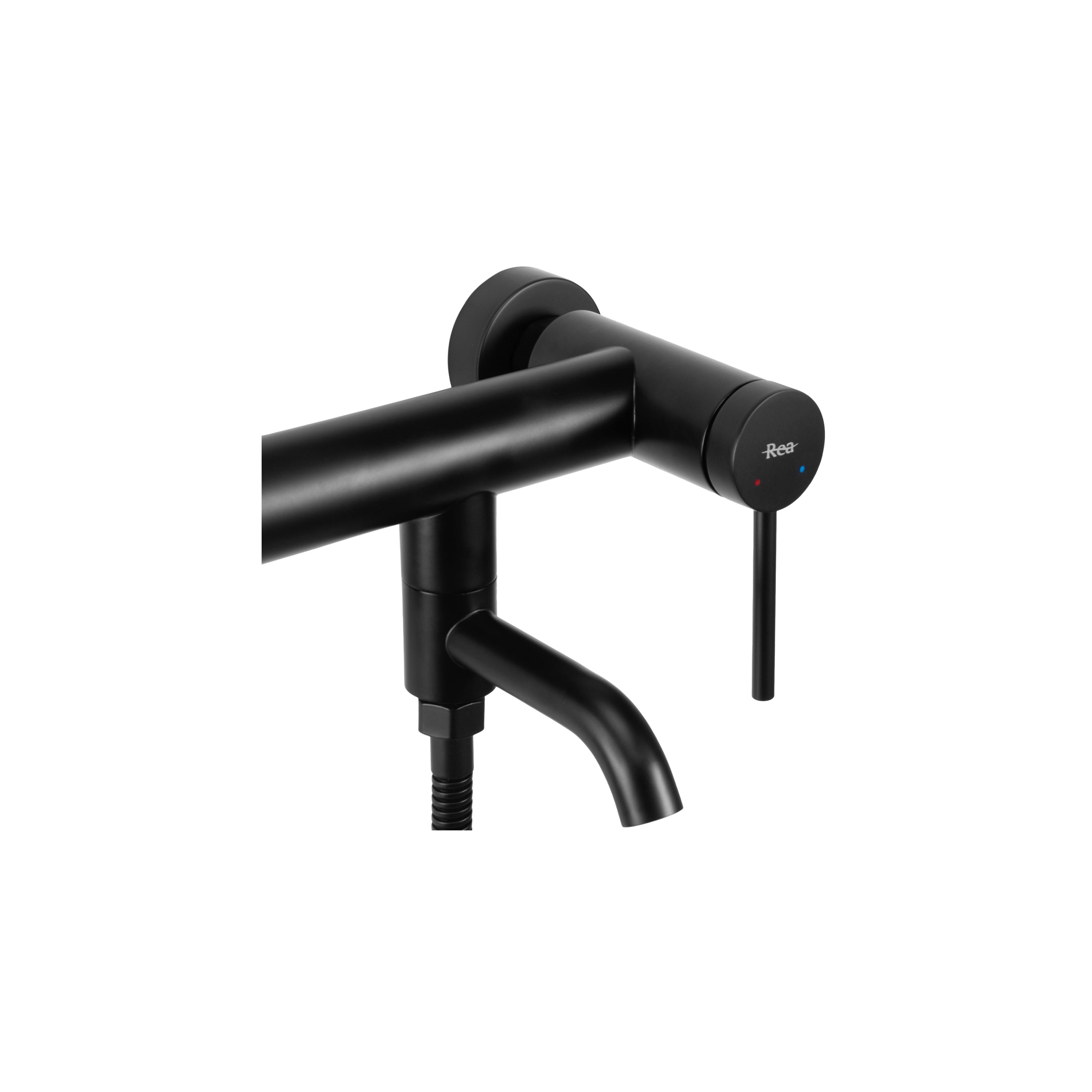 Wannenarmatur REA Clif Black