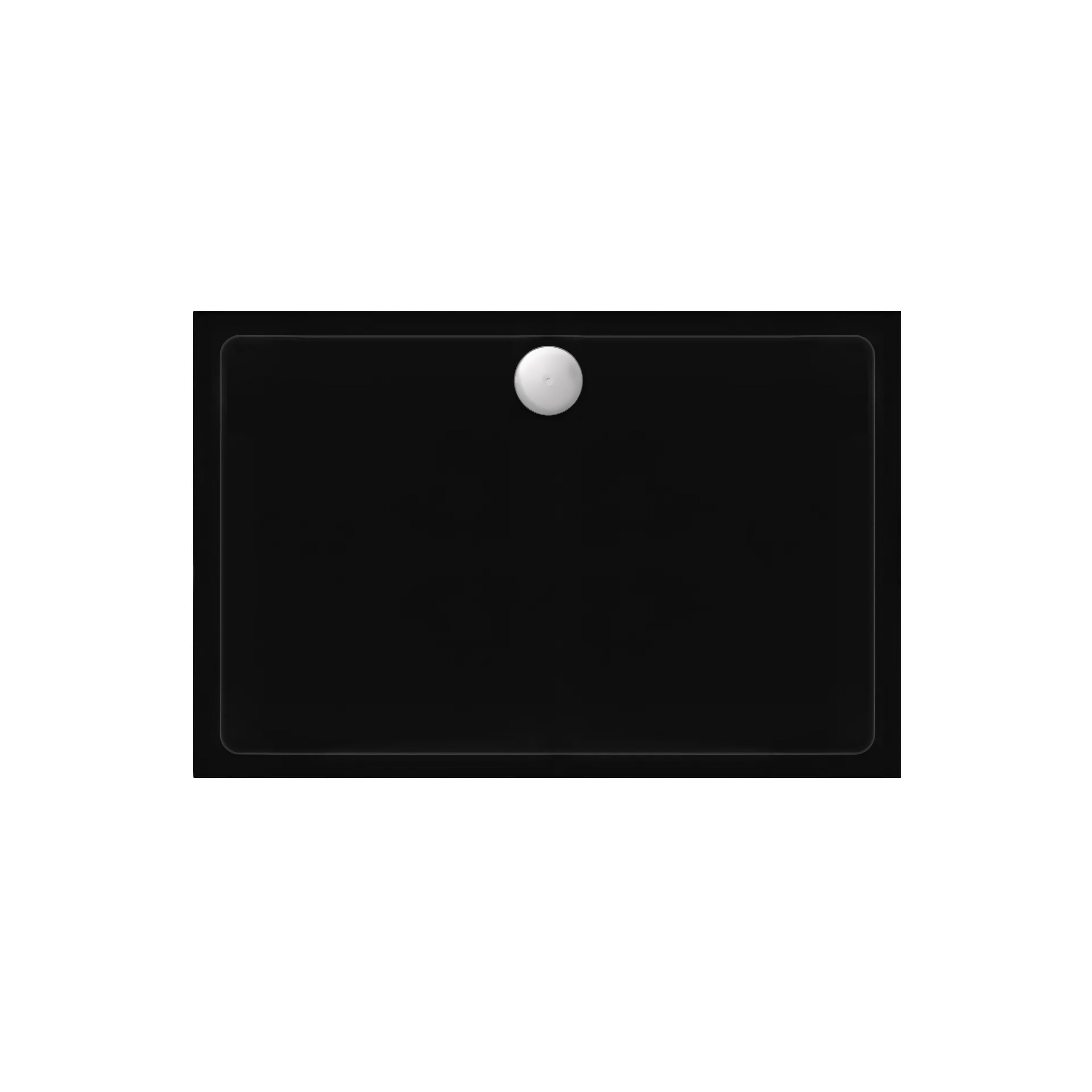 Acryl Duschwanne Rea Savoy Black 80x100