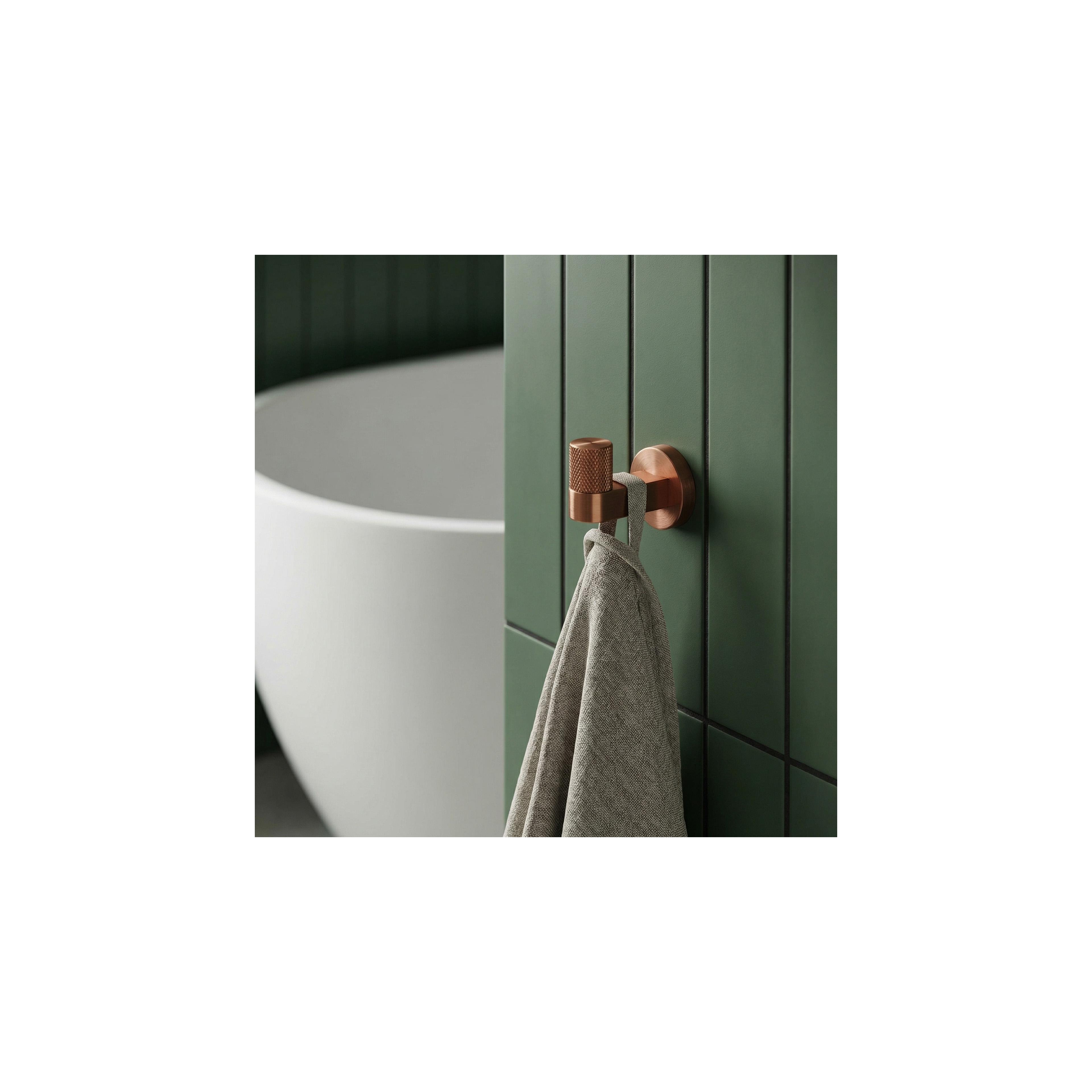 Bathroom hook 39104 ORI Brush Copper