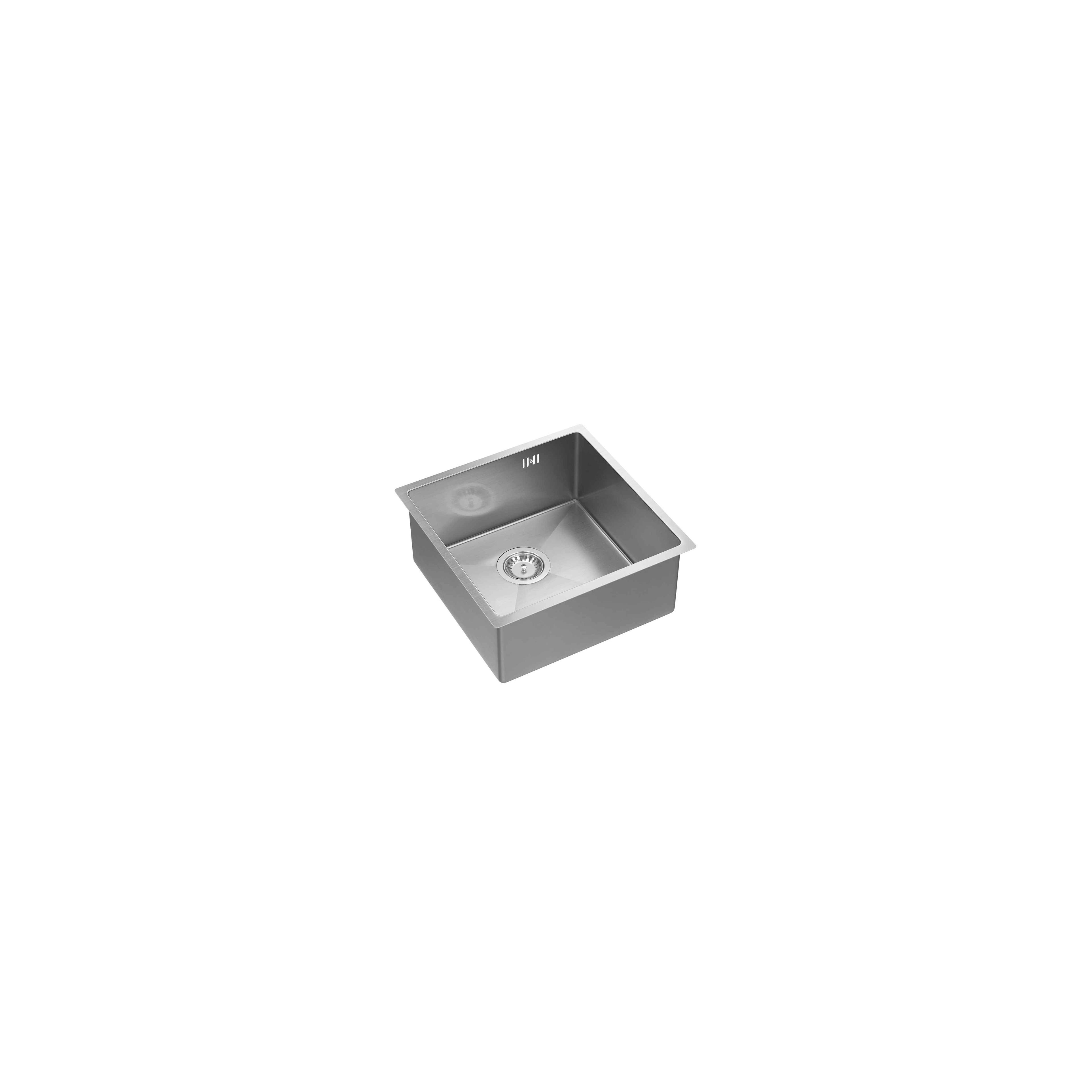Edelstahlspüle ANTHONY 50 BRUSH NICKEL