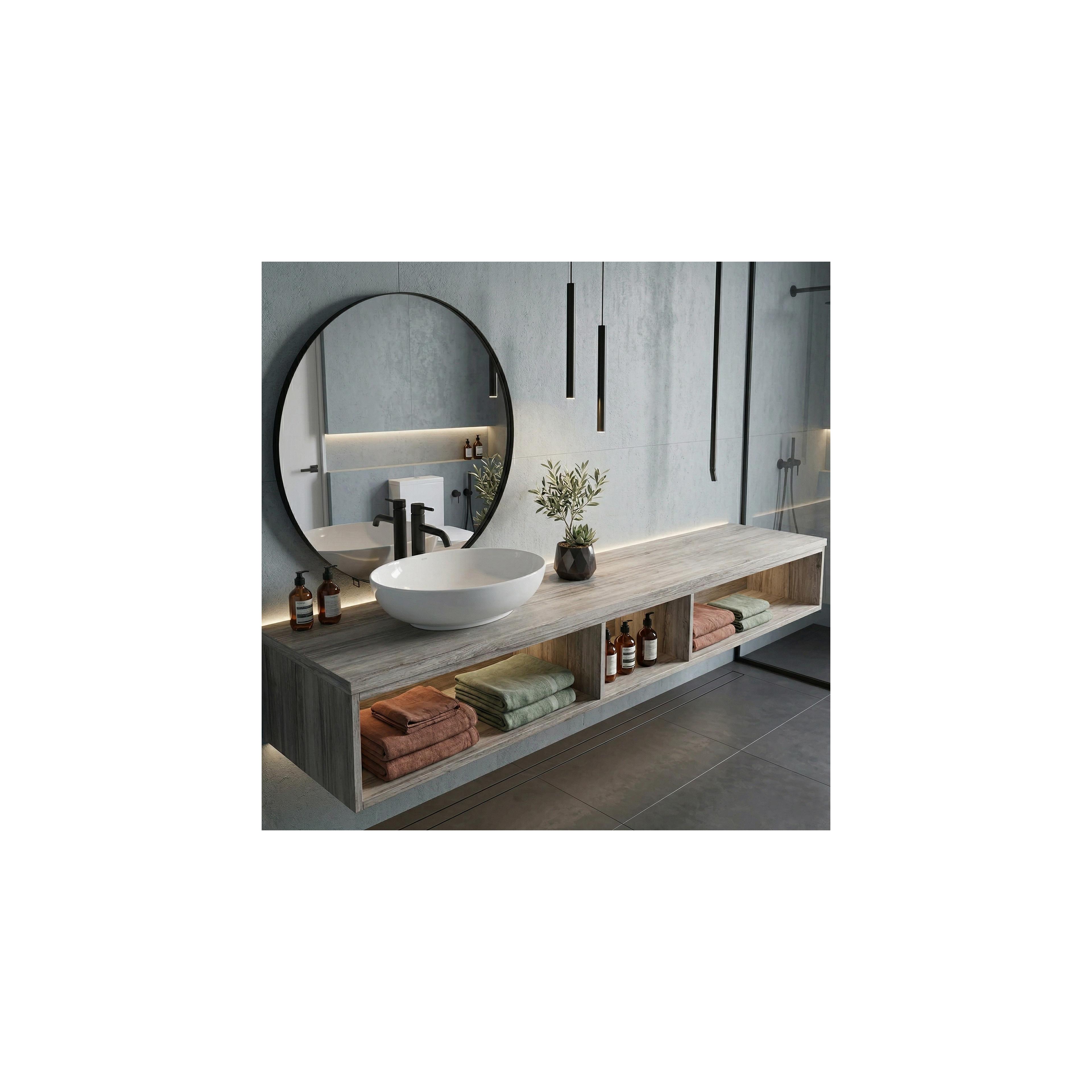 Lavabo sobre encimera Rea Carola Slim