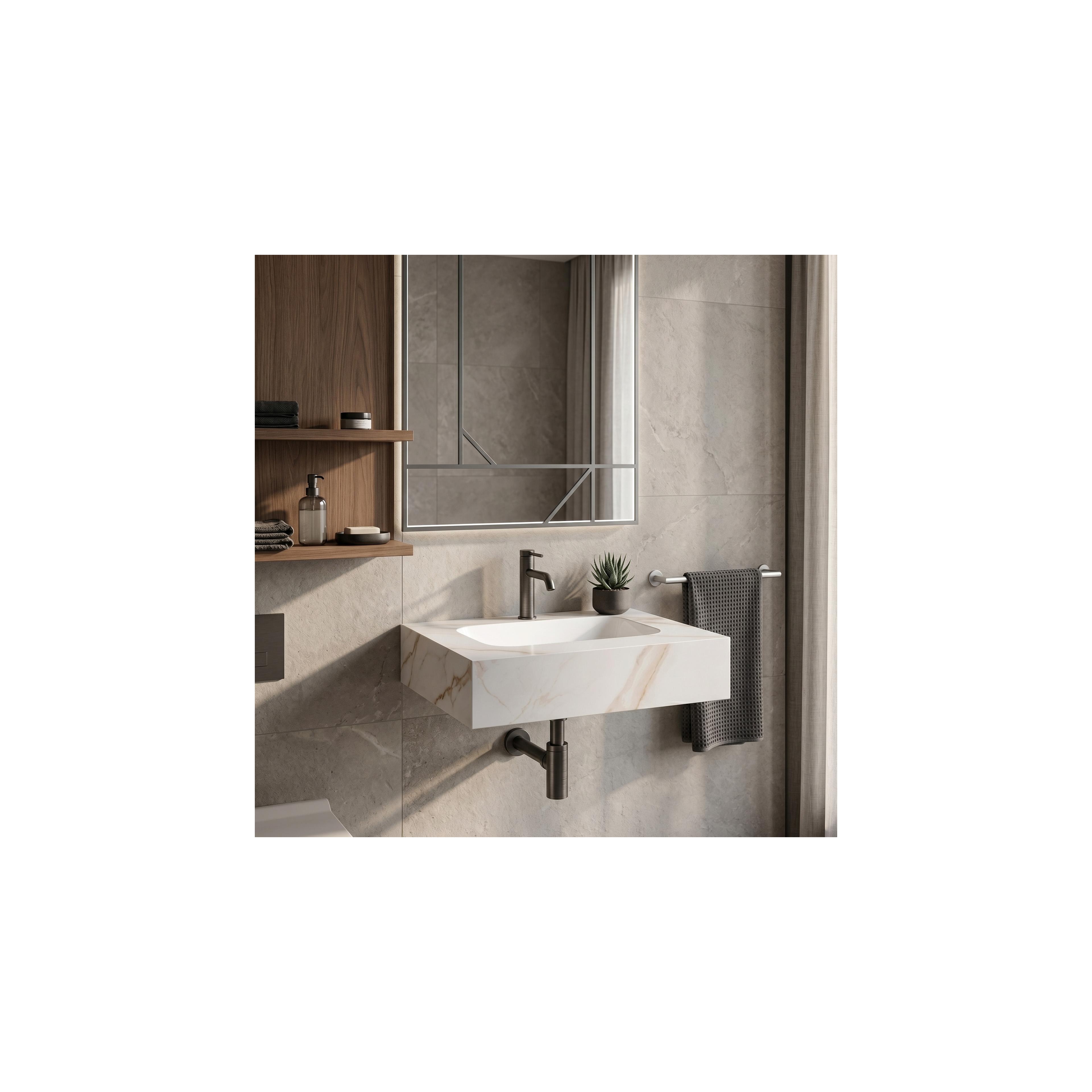 Wandwaschbecken REA Aresa Grey Gold 60