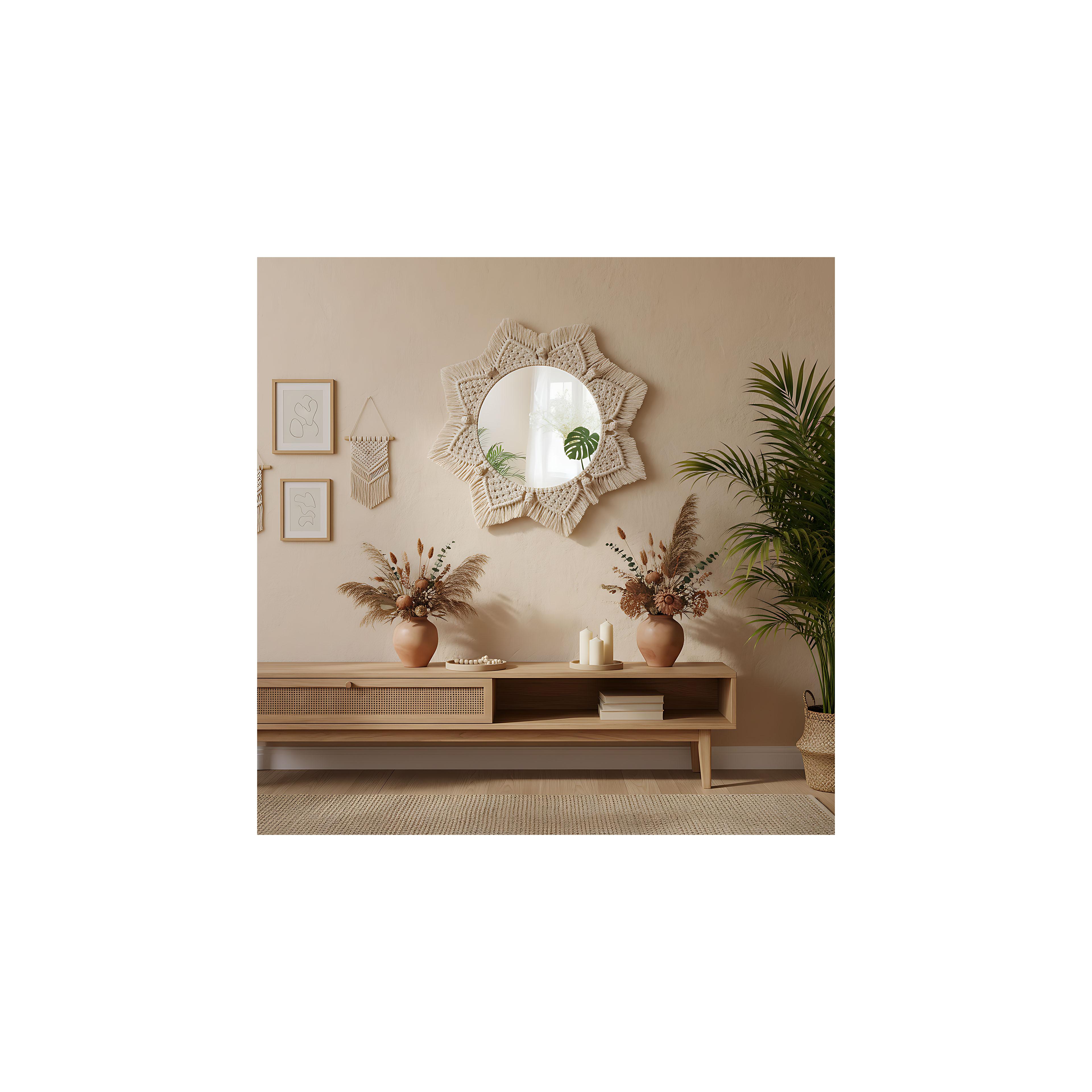 Boho-Wandspiegel 53CM 322048