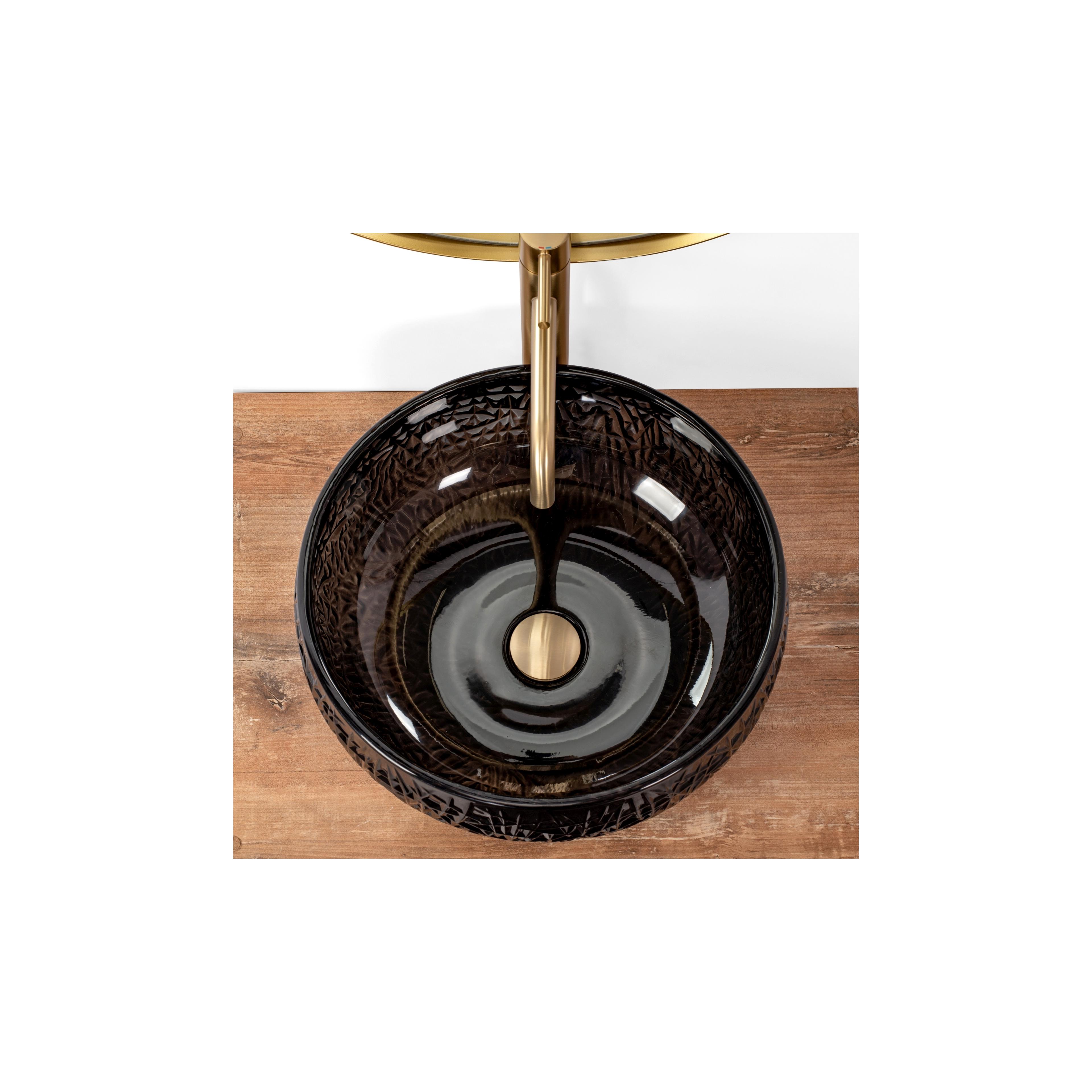 Countertop Basin REA ICE BLACK