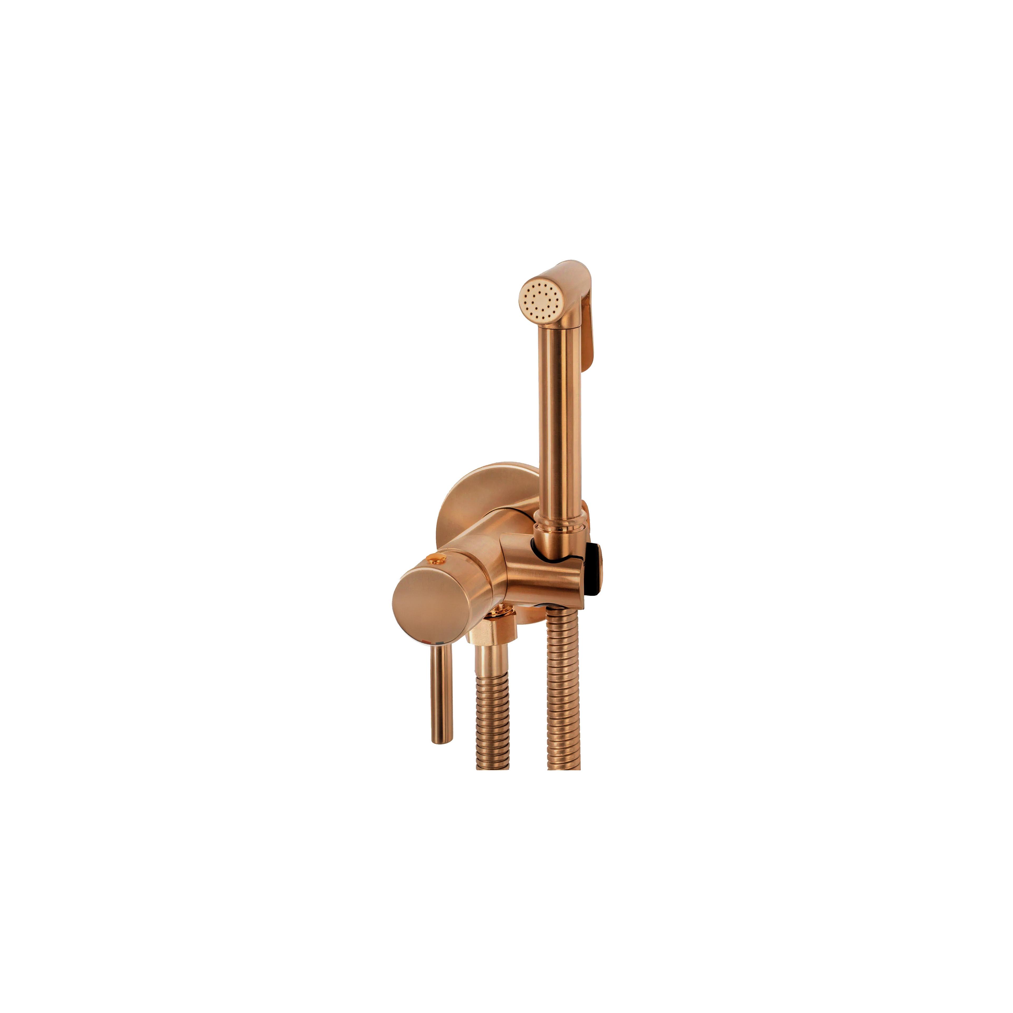 Bidetarmatur  Lungo Loop Copper Brush
