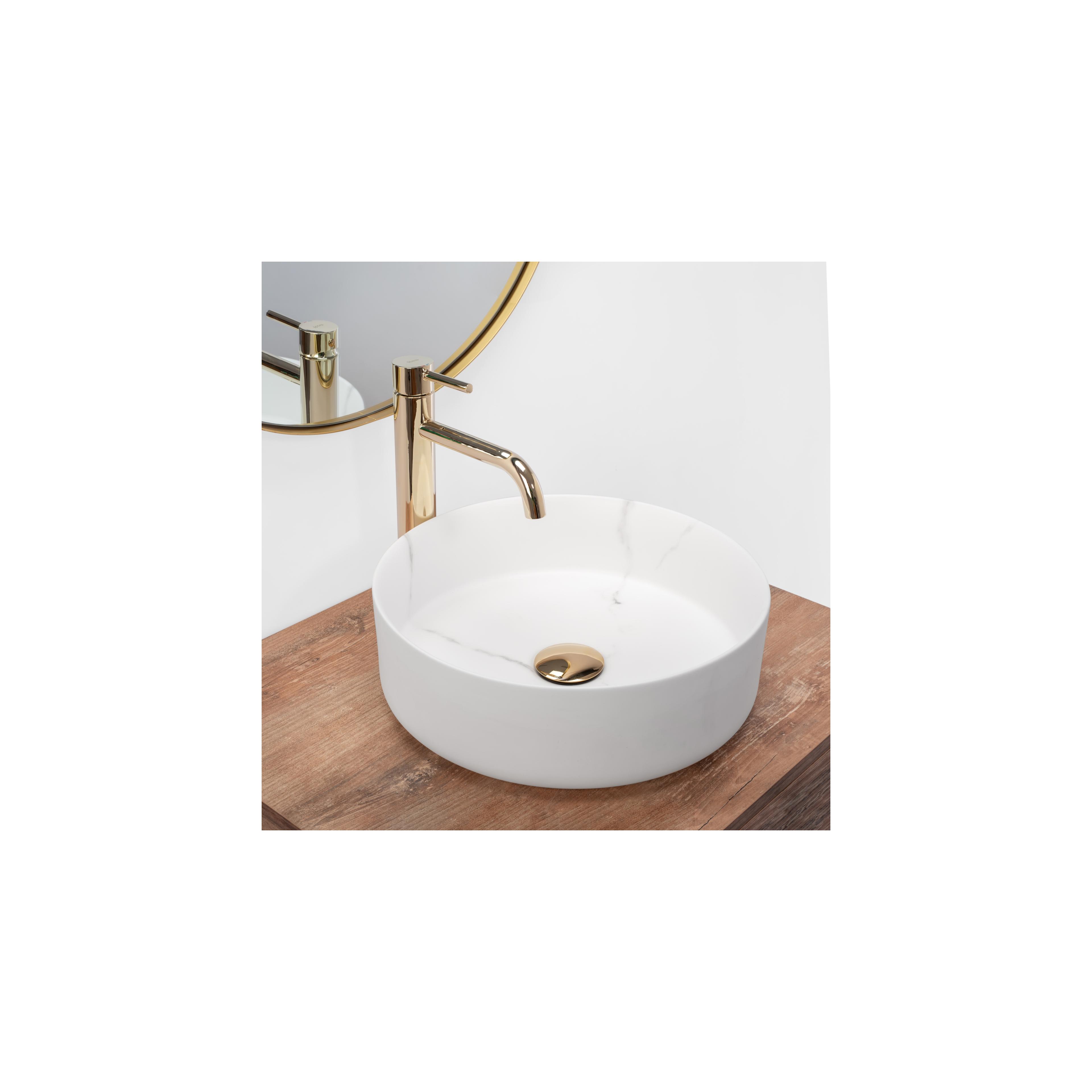 Aufsatzwaschbecken Rea Sami Marble Mat