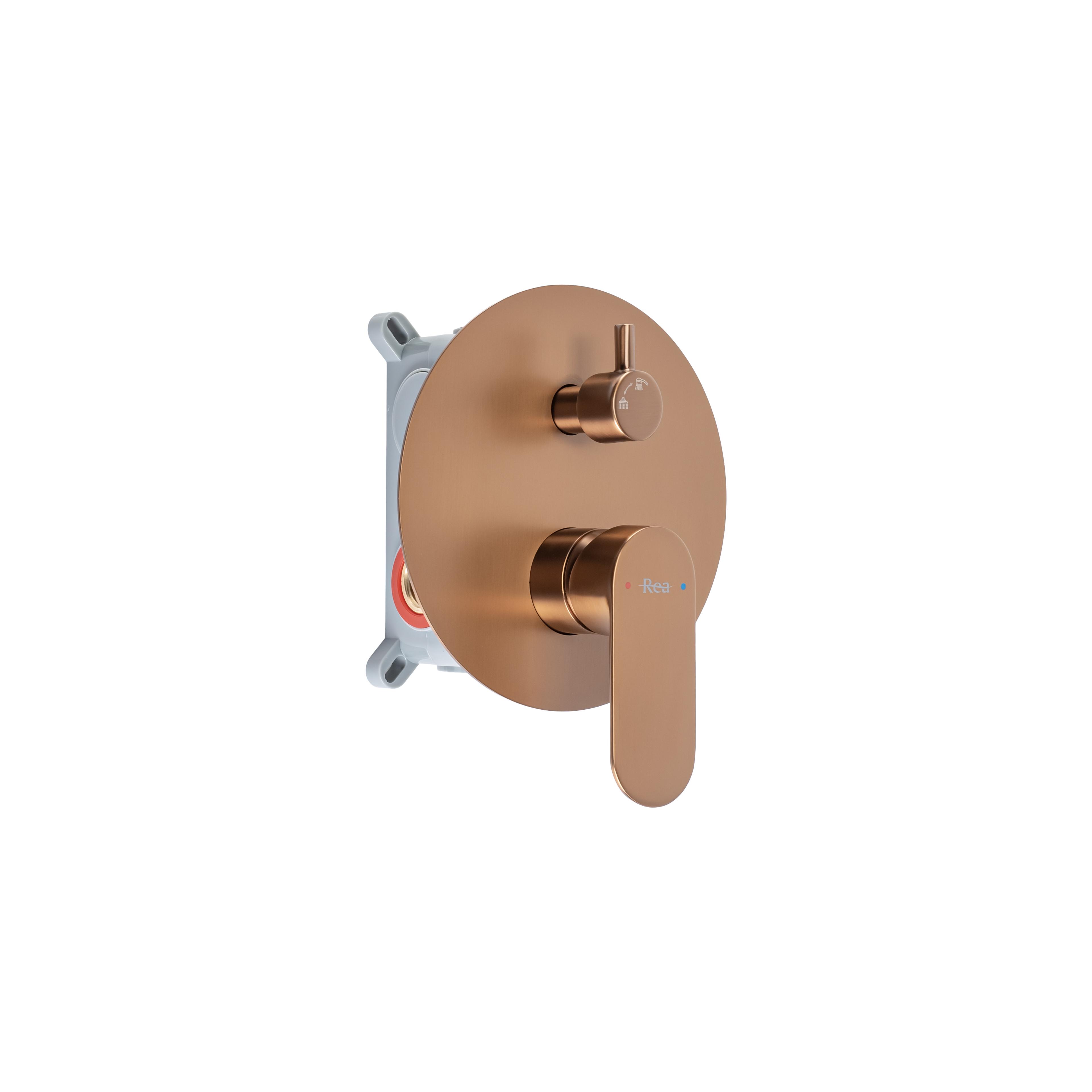 Unterputz Duschset Rea Drop Brush Copper + BOX