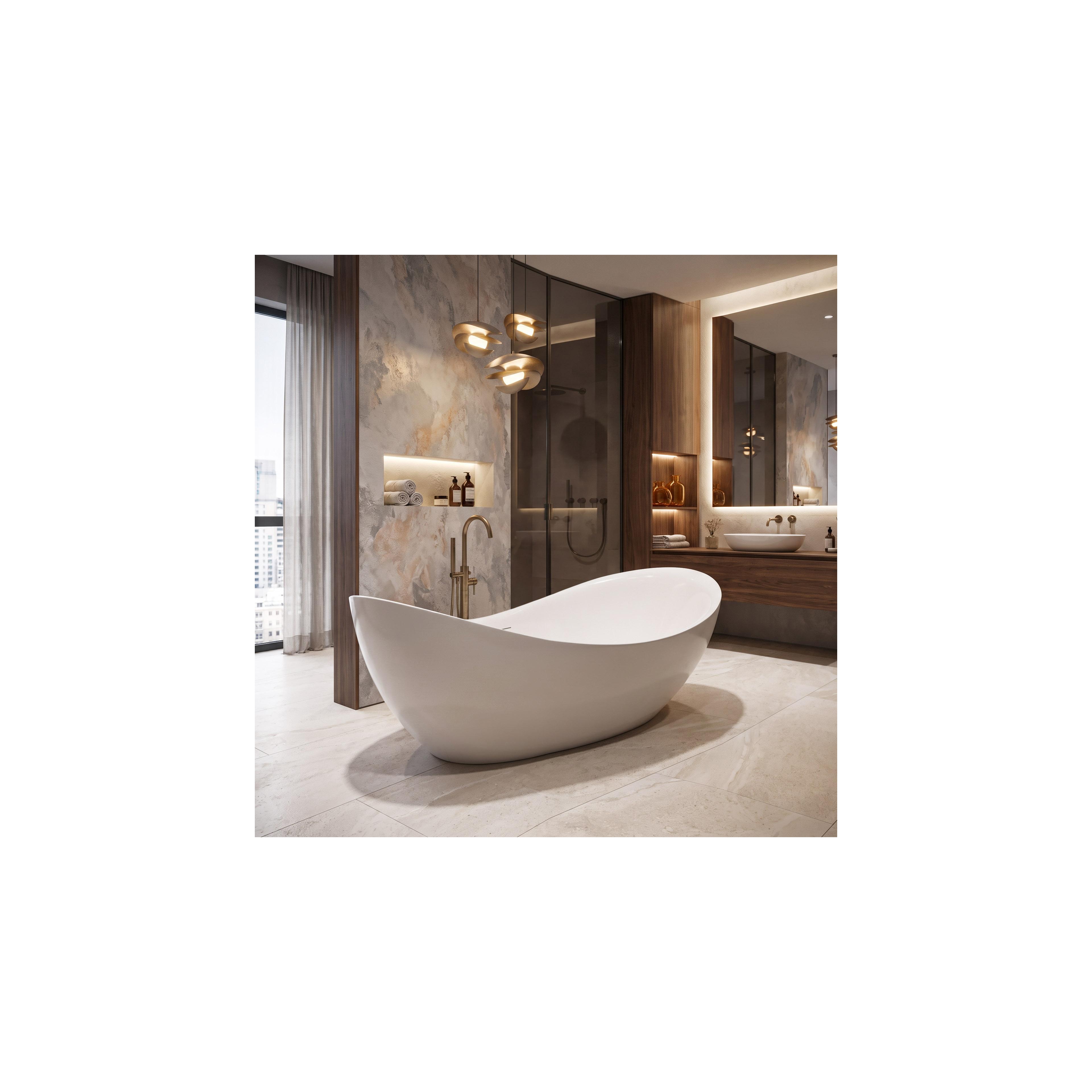 Freistehende Badewanne Rea Maris 180