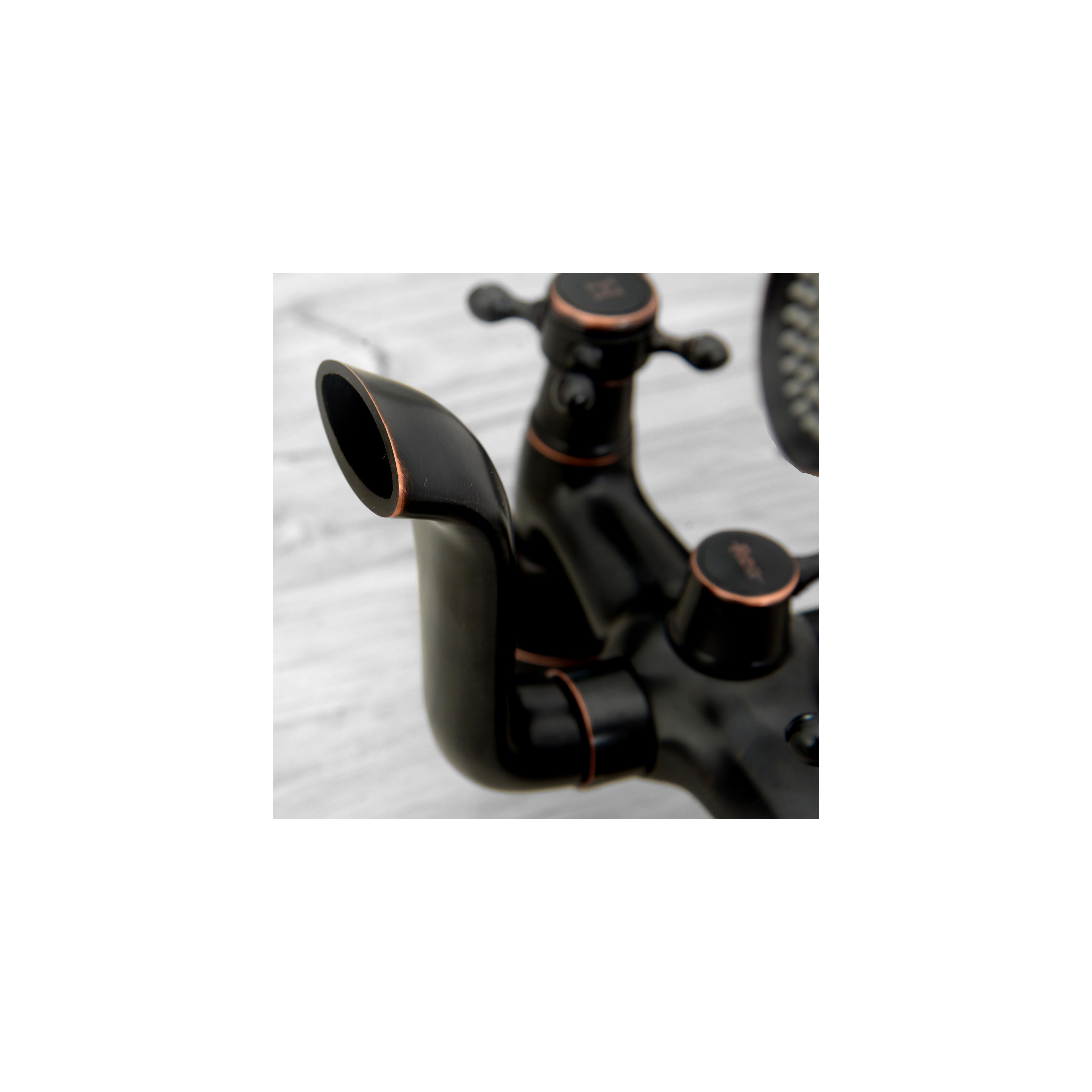 Wannenarmatur Rea Retro Old Black