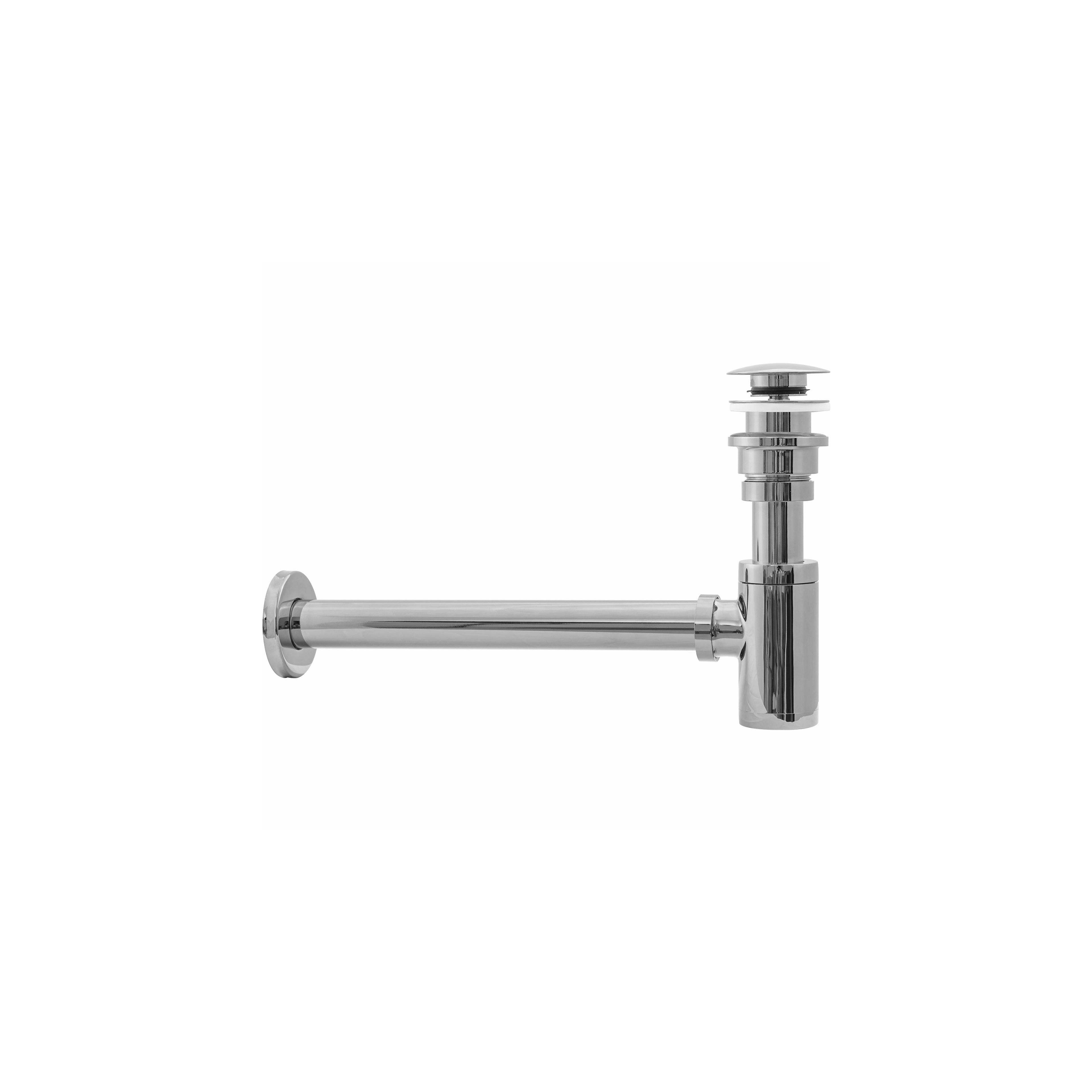 Siphon + Klik-Klak universell Chrom