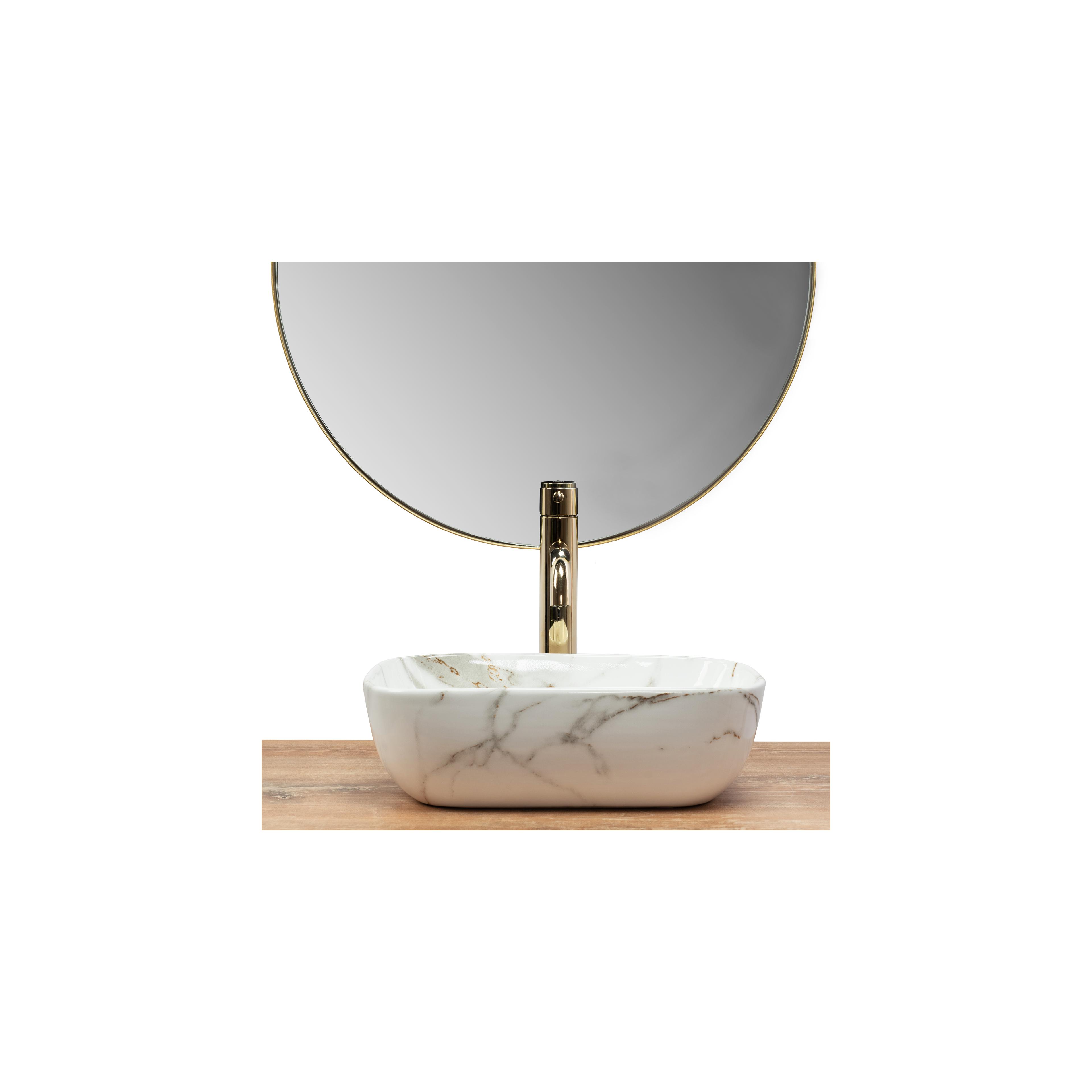 Aufsatzwaschbecken REA Belinda Mini Shiny Aiax