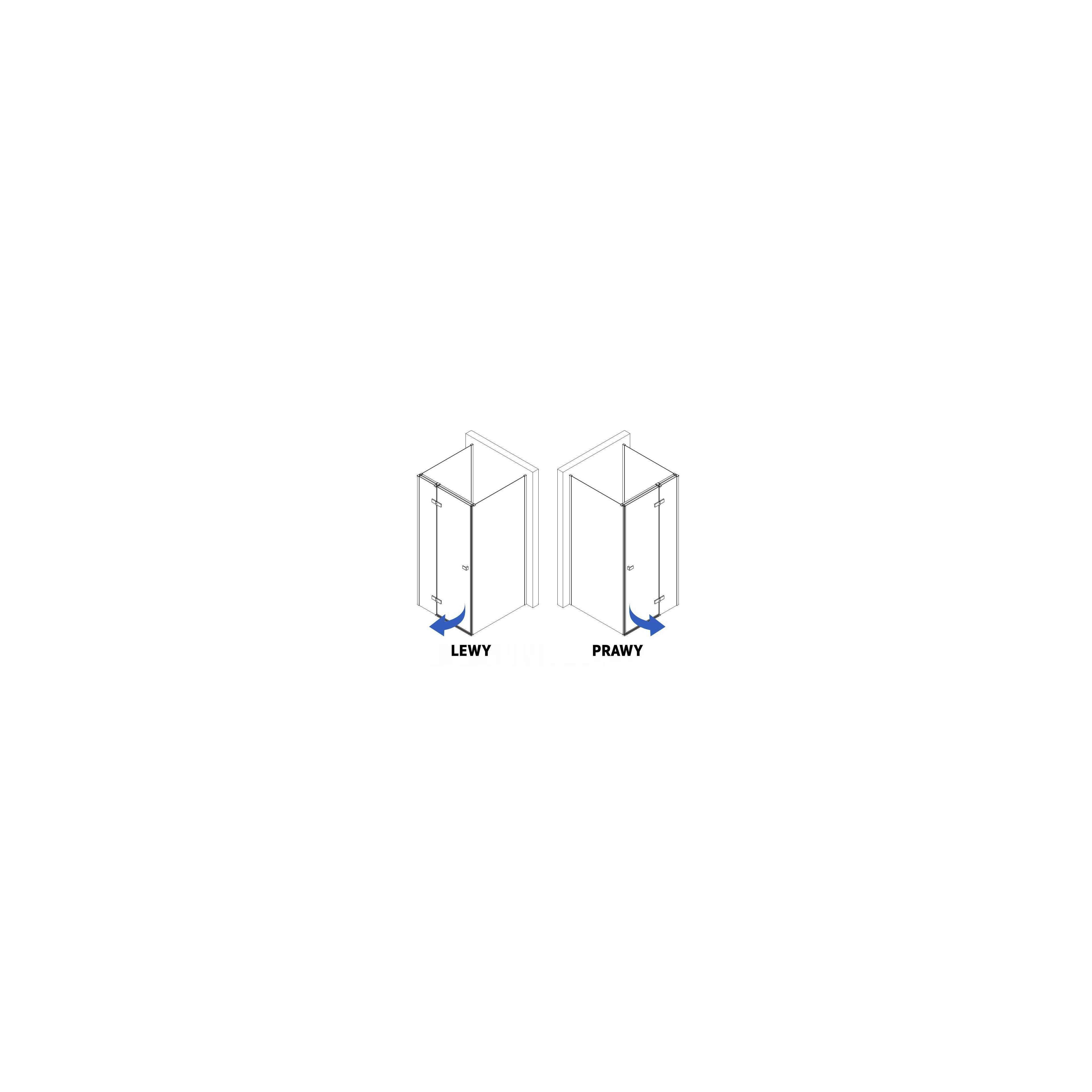 Duschkabine Rea Atlas 90x90 Chrome