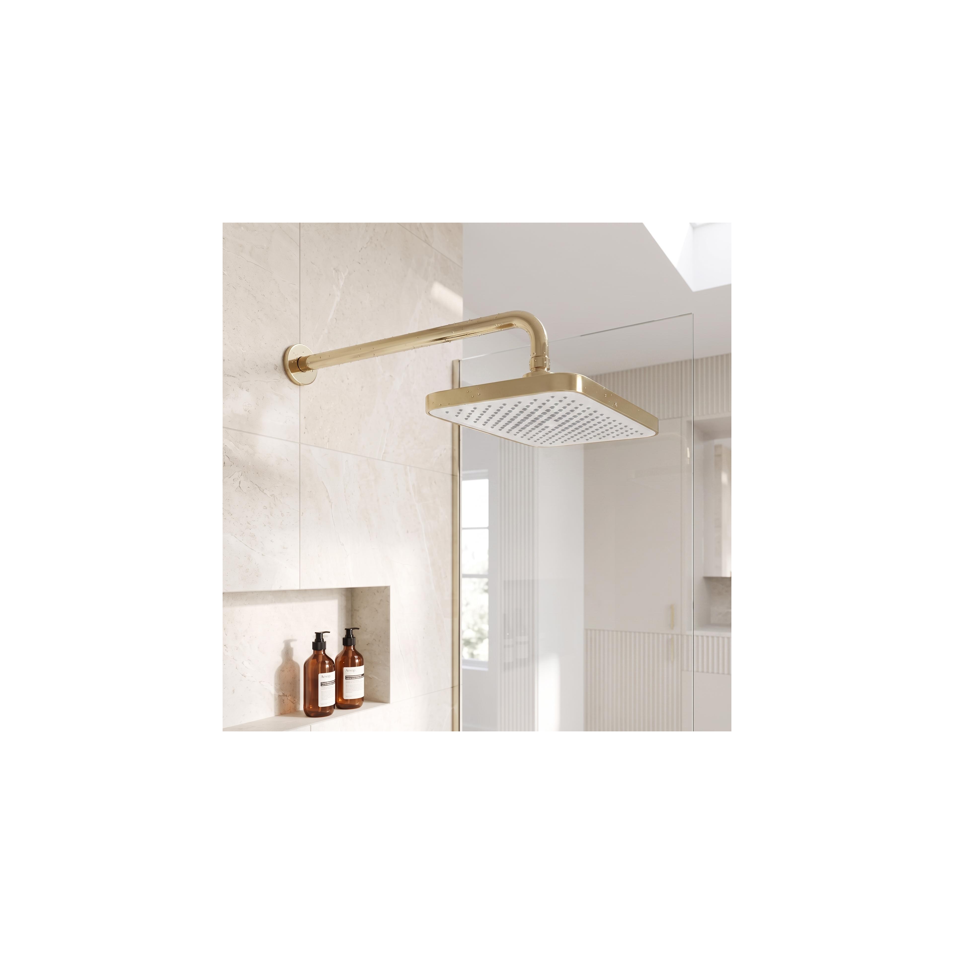 Правоъгълна душ пита REA JS-032 Brushed Gold