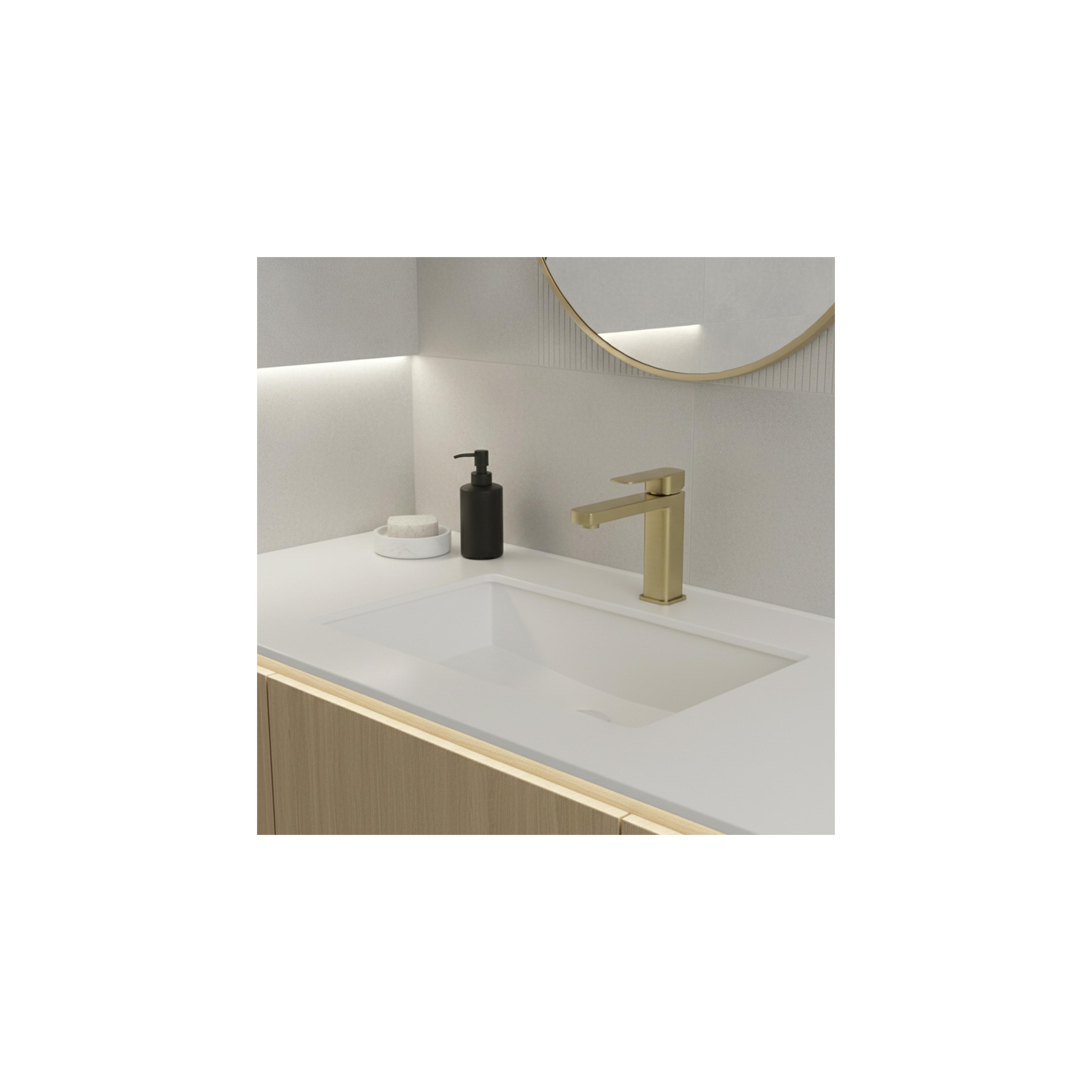 Waschbeckenarmatur Rea Arlo Brush Gold