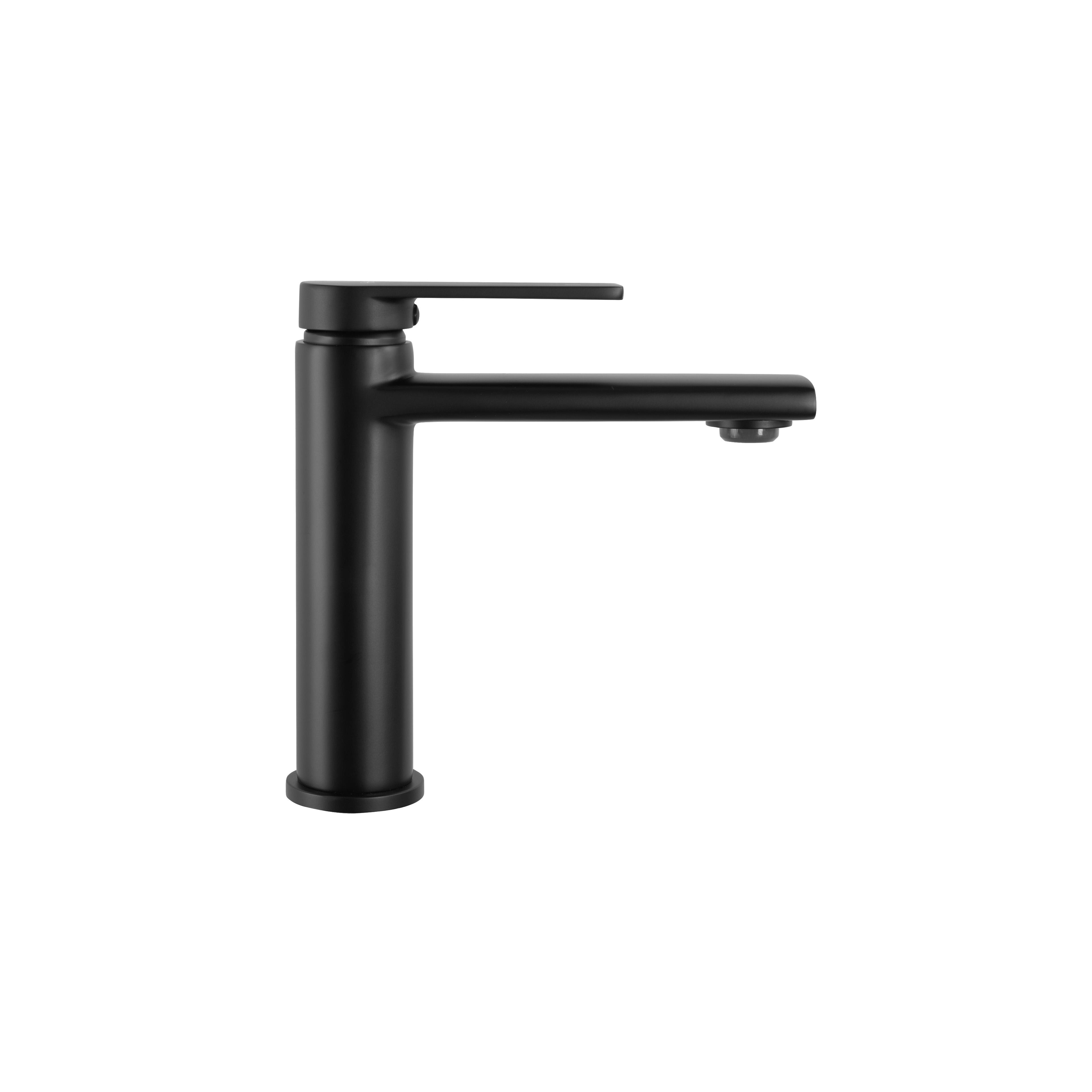 Waschbeckenarmatur Rea Verso black low