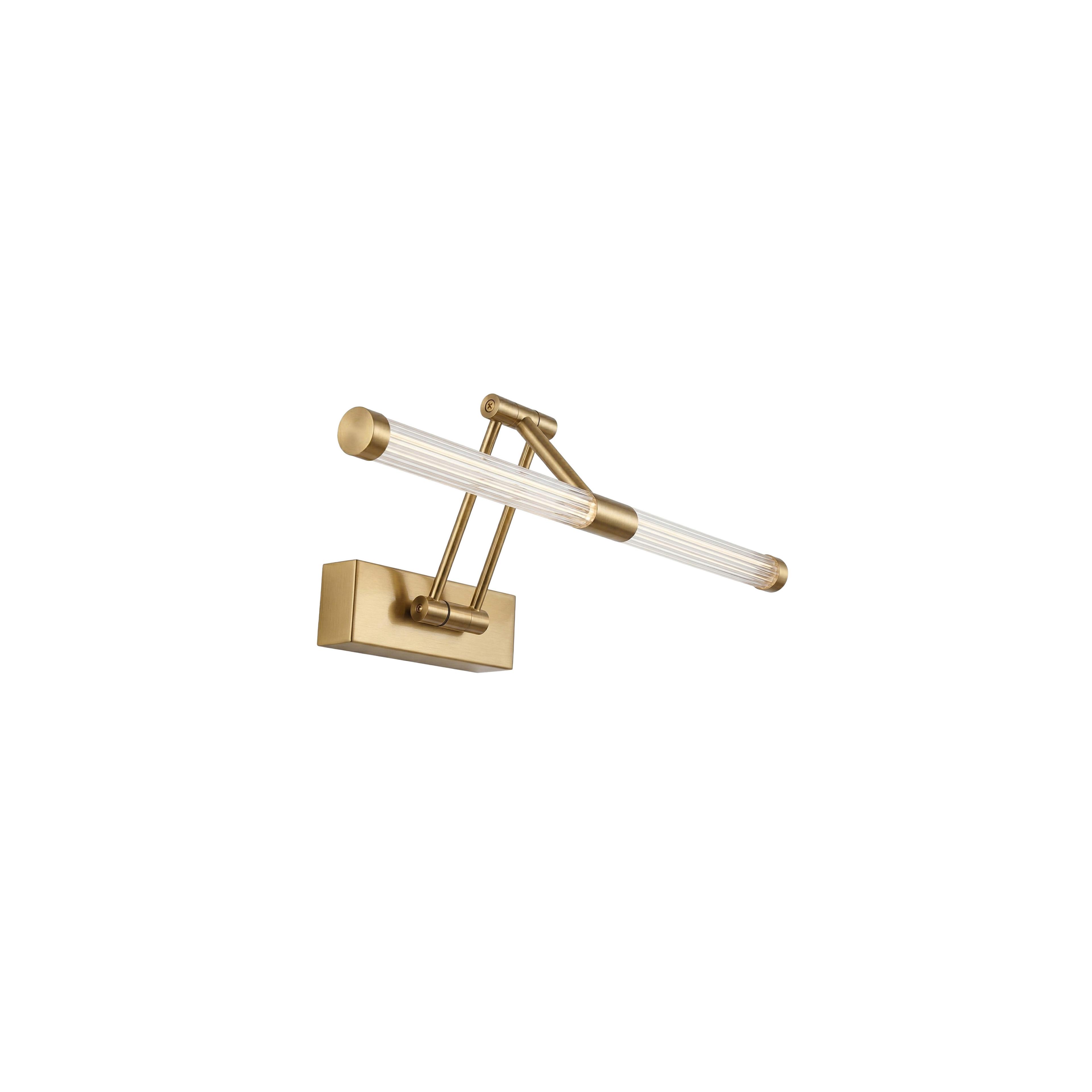 Koupelnové nástěnné LED svítidlo APP1899-1W 40cm BRUSH GOLD