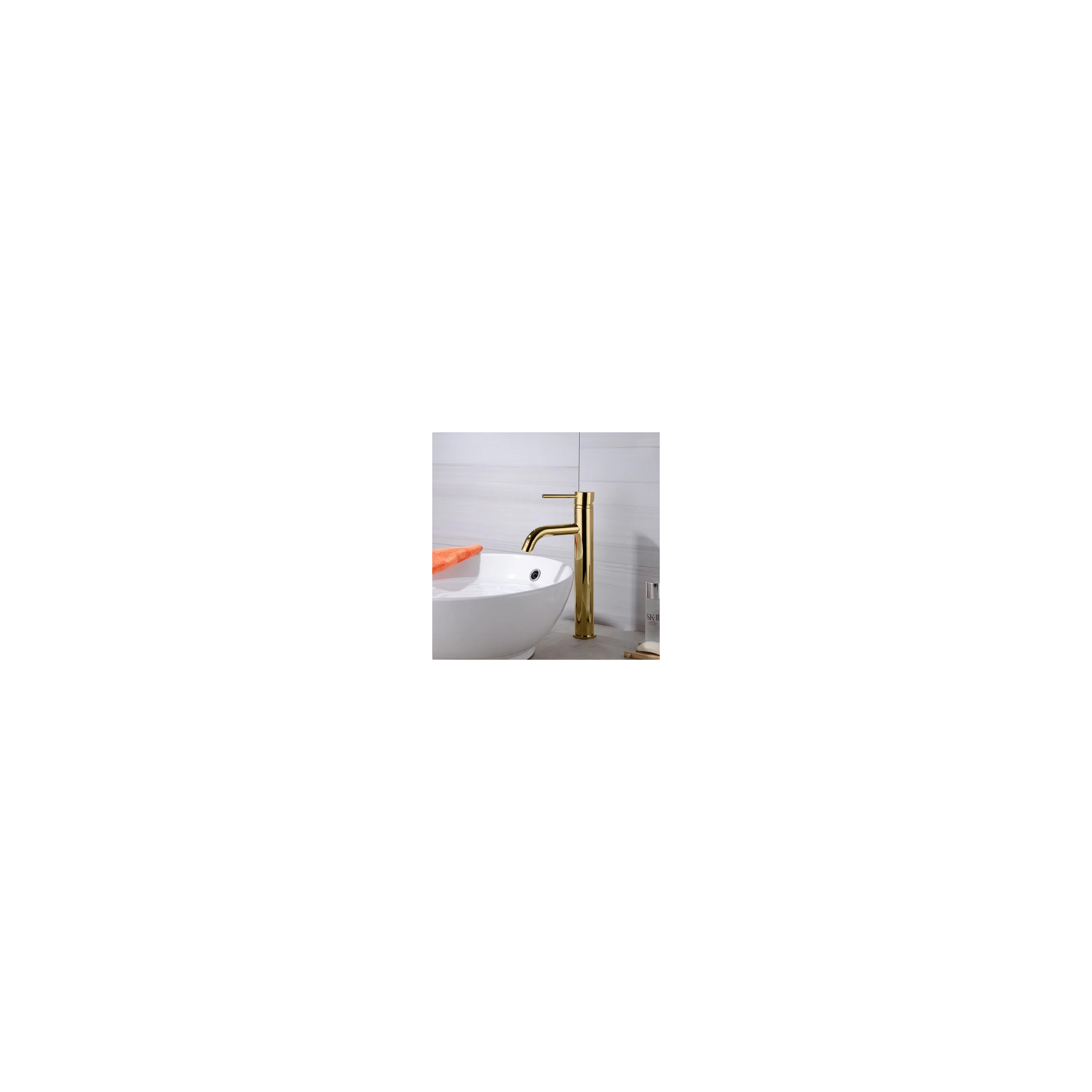 Bathroom faucet Rea Lungo L.Gold High