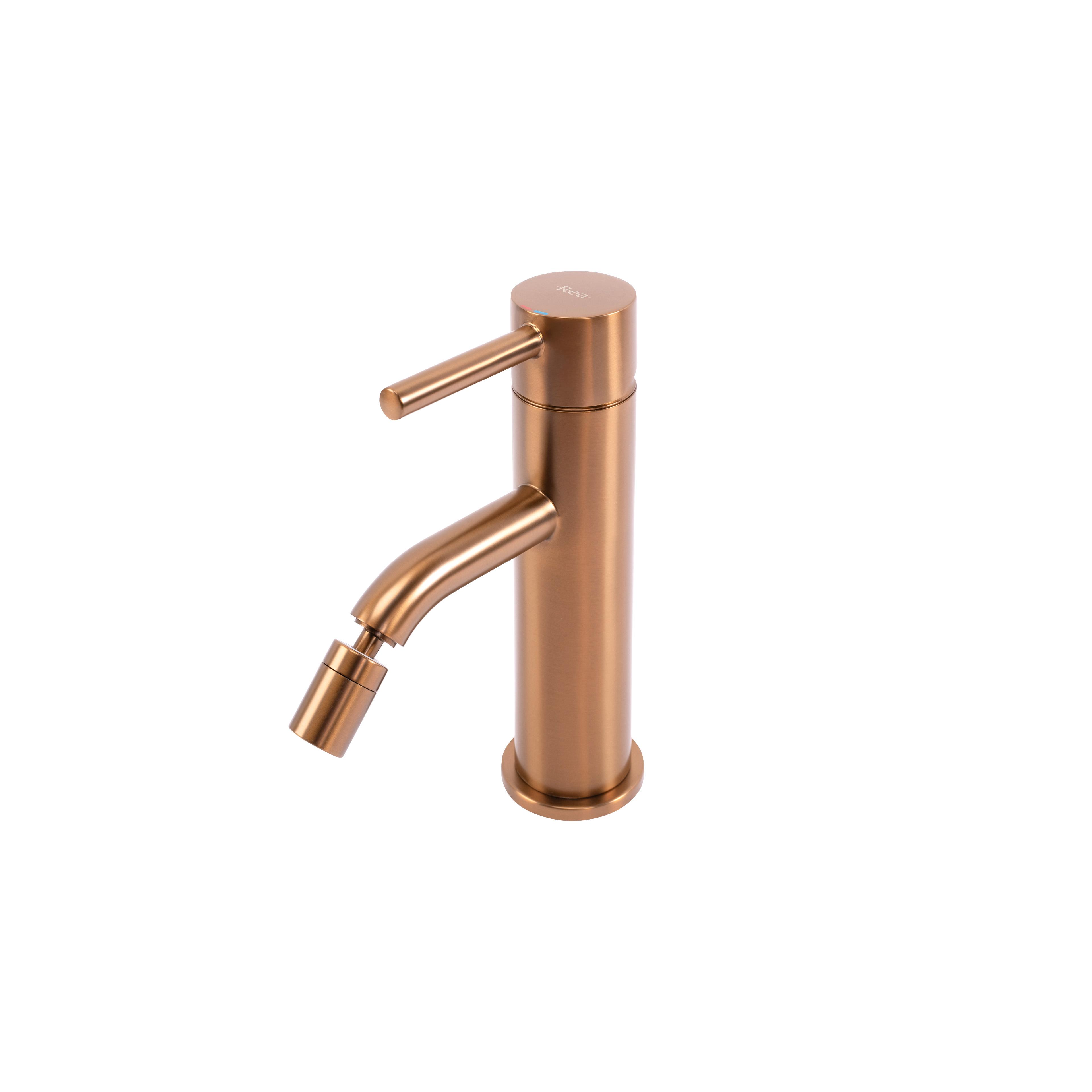 Rea Lungo Copper Brush bidē jaucējkrāns