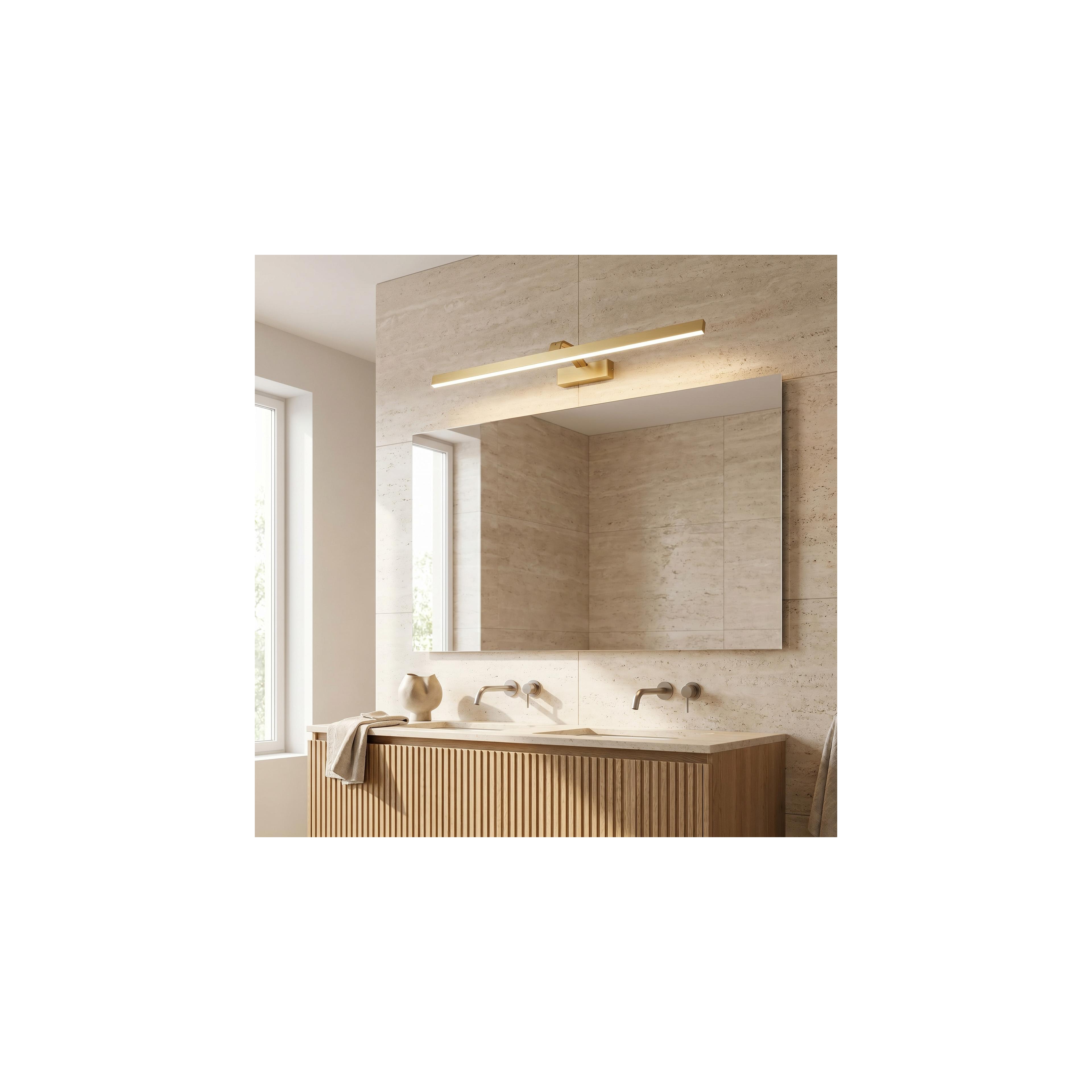 Bad LED-Wandleuchte SWE009-1W 73cm BRUSH GOLD