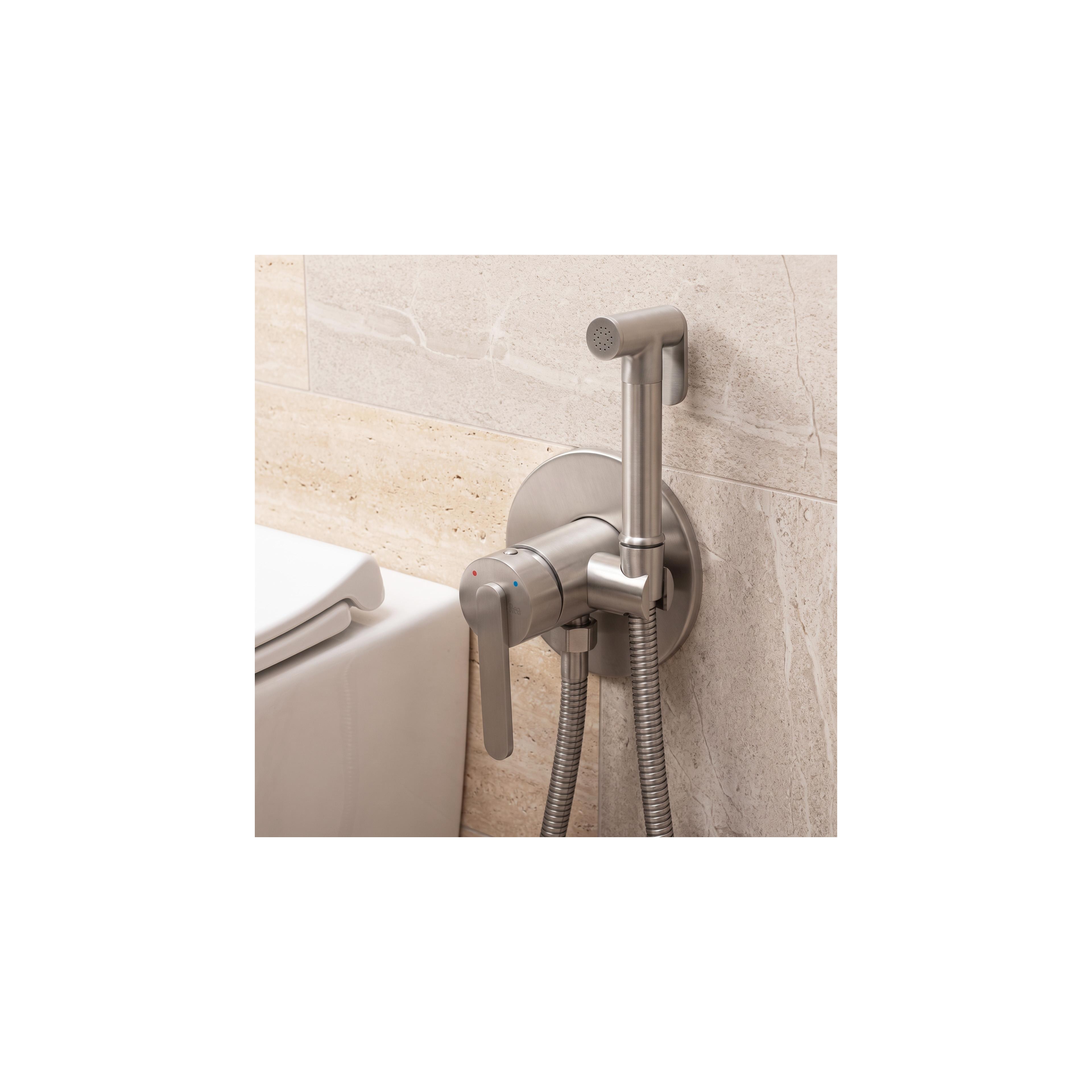Bidetarmatur REA Ontario Brush Nickel