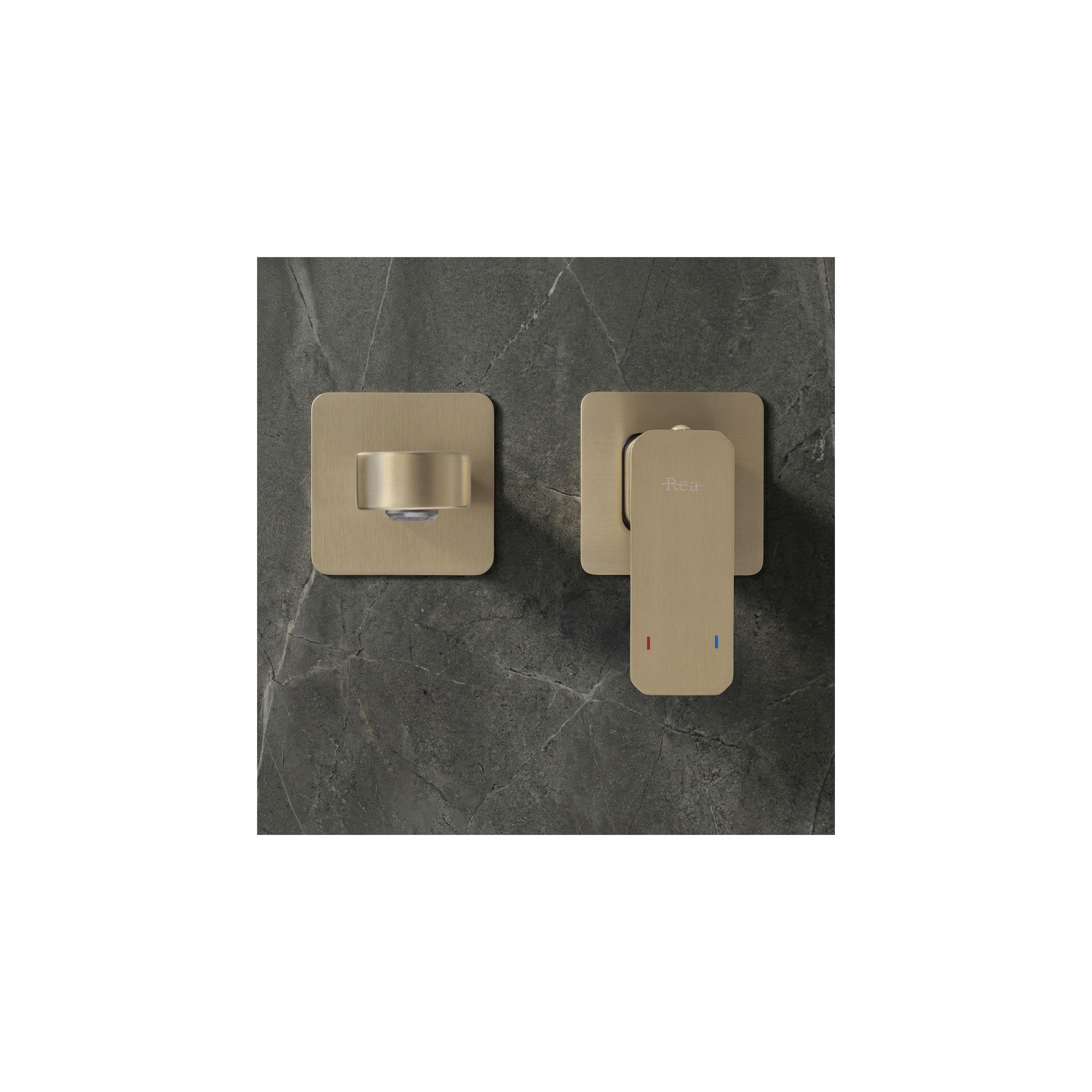 Unterputz Armatur REA Arlo Brush Gold