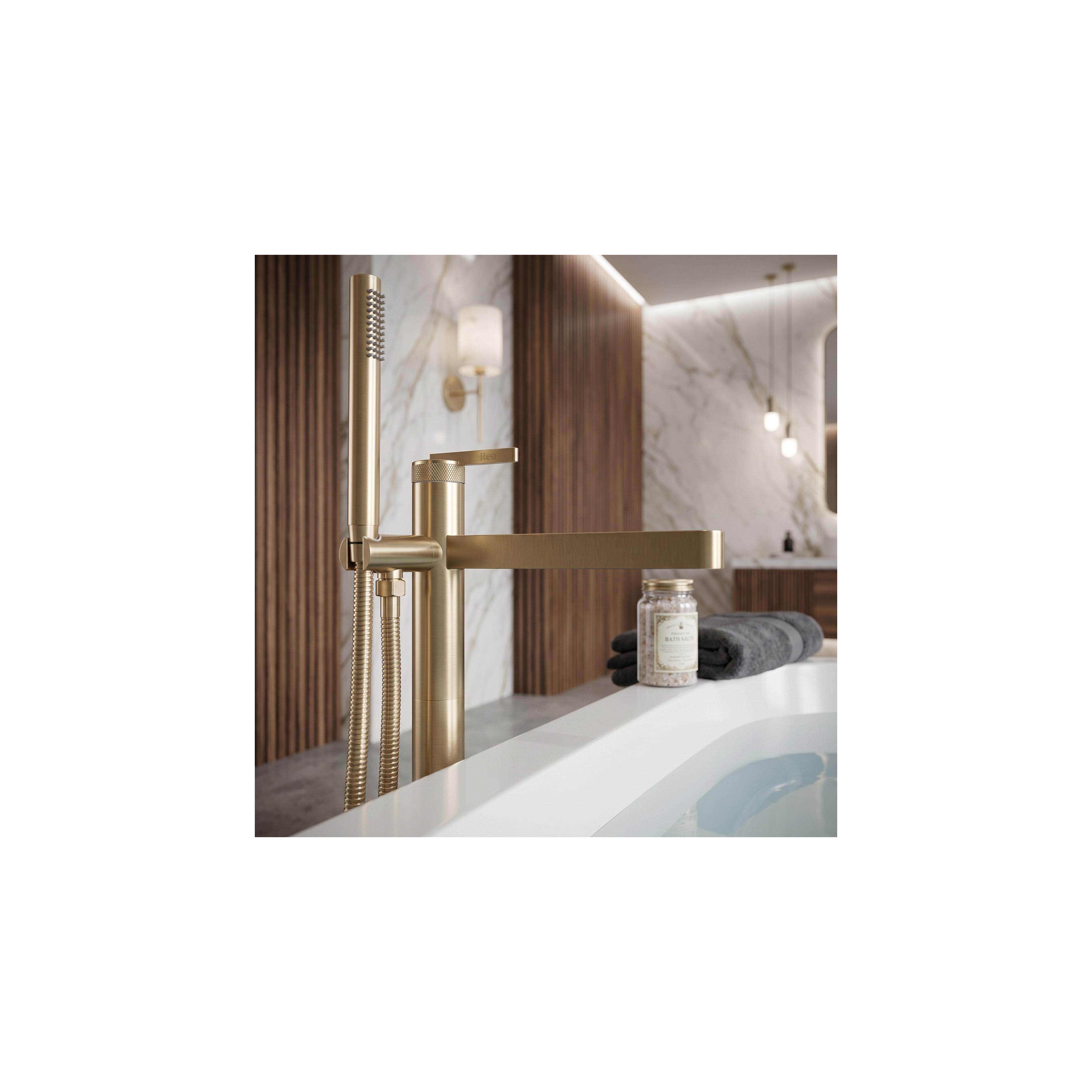 Free-standing faucet Rea Grace Brush Gold