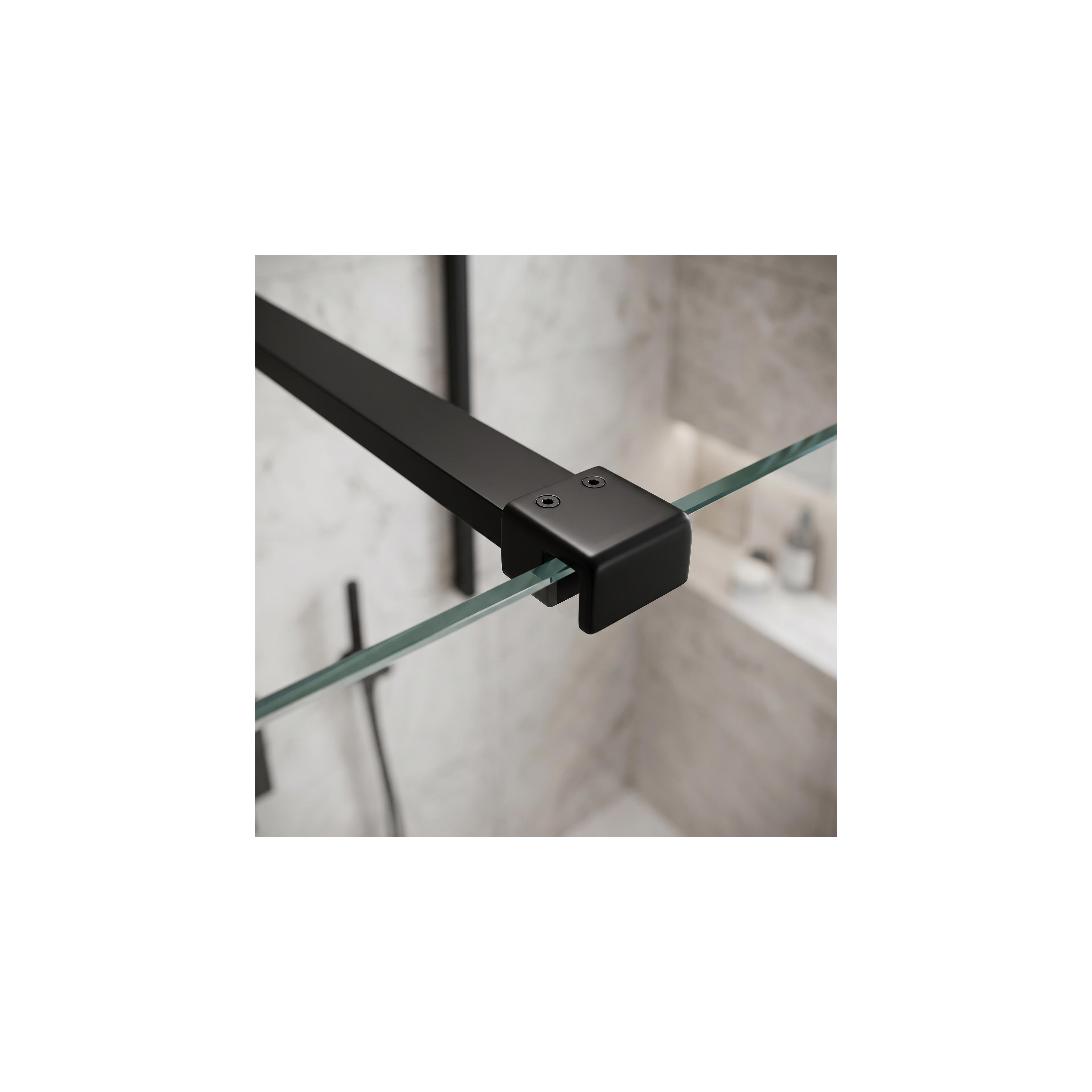 Stabilisierungsstange für Duschwand 150 cm Rea Black