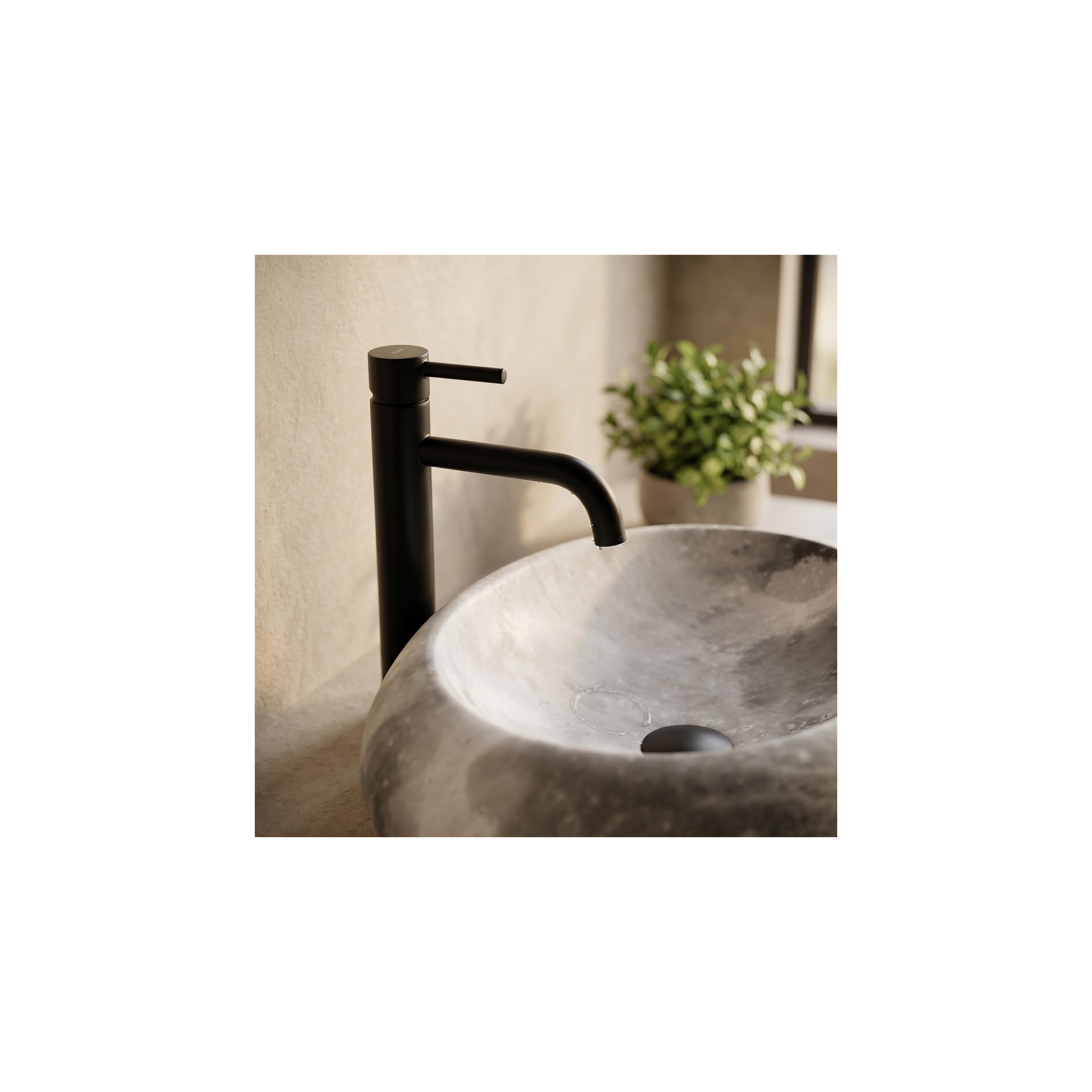 Lavabo sobre encimera Rea Roxy C Stone L.GREY