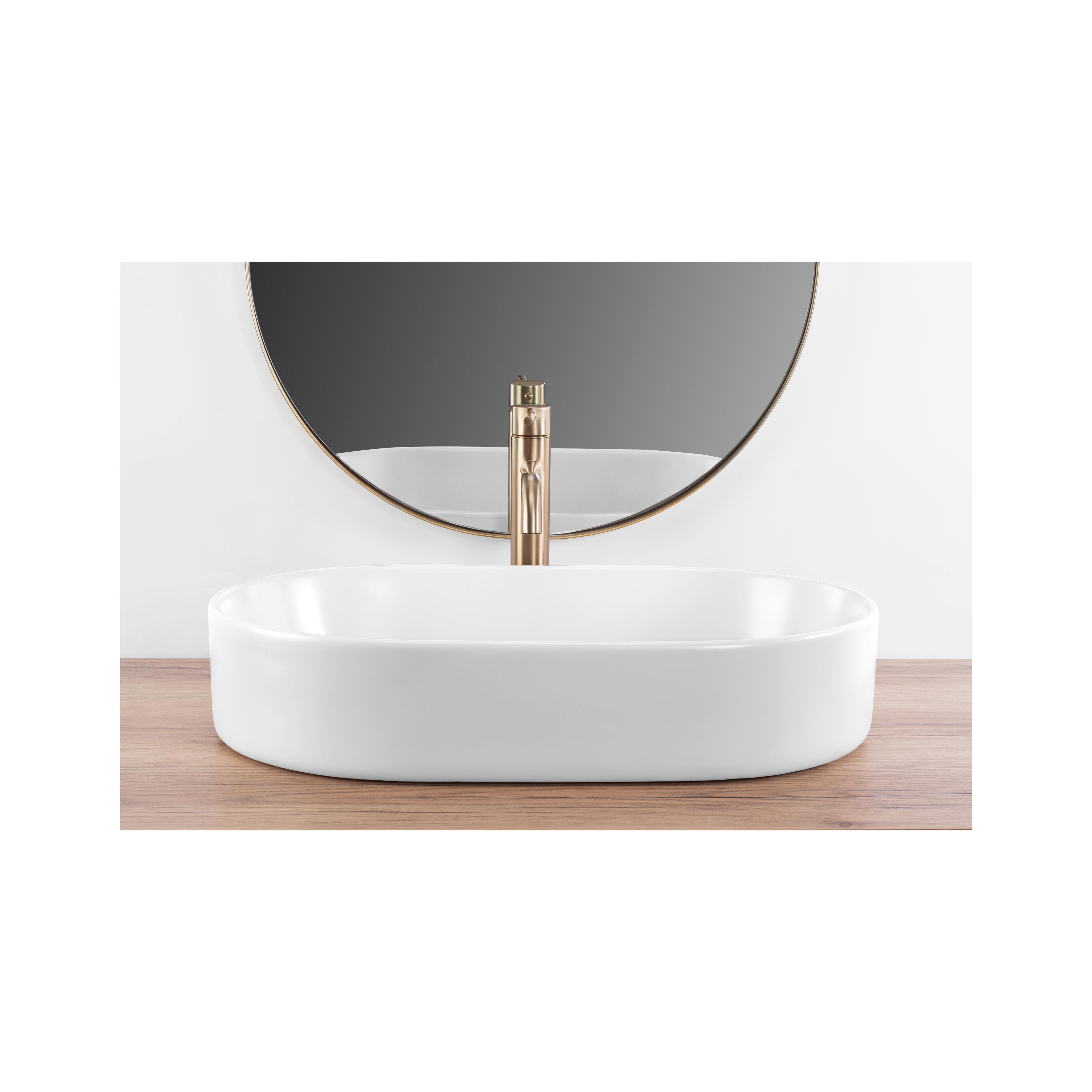 Aufsatzwaschbecken Rea NADIA 60 WHITE MATT