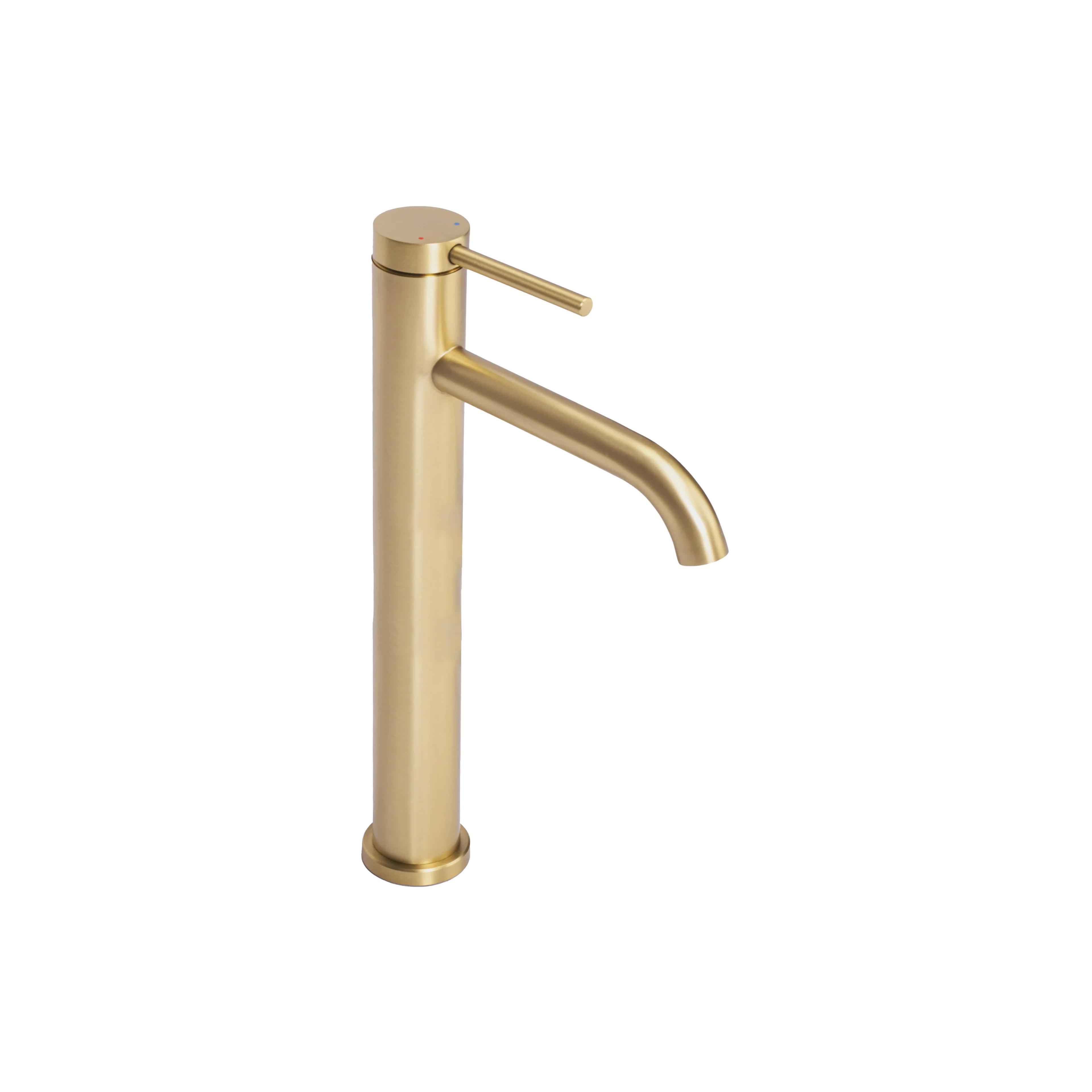 Bathroom faucet Rea CLIF Brush GOLD HIGH