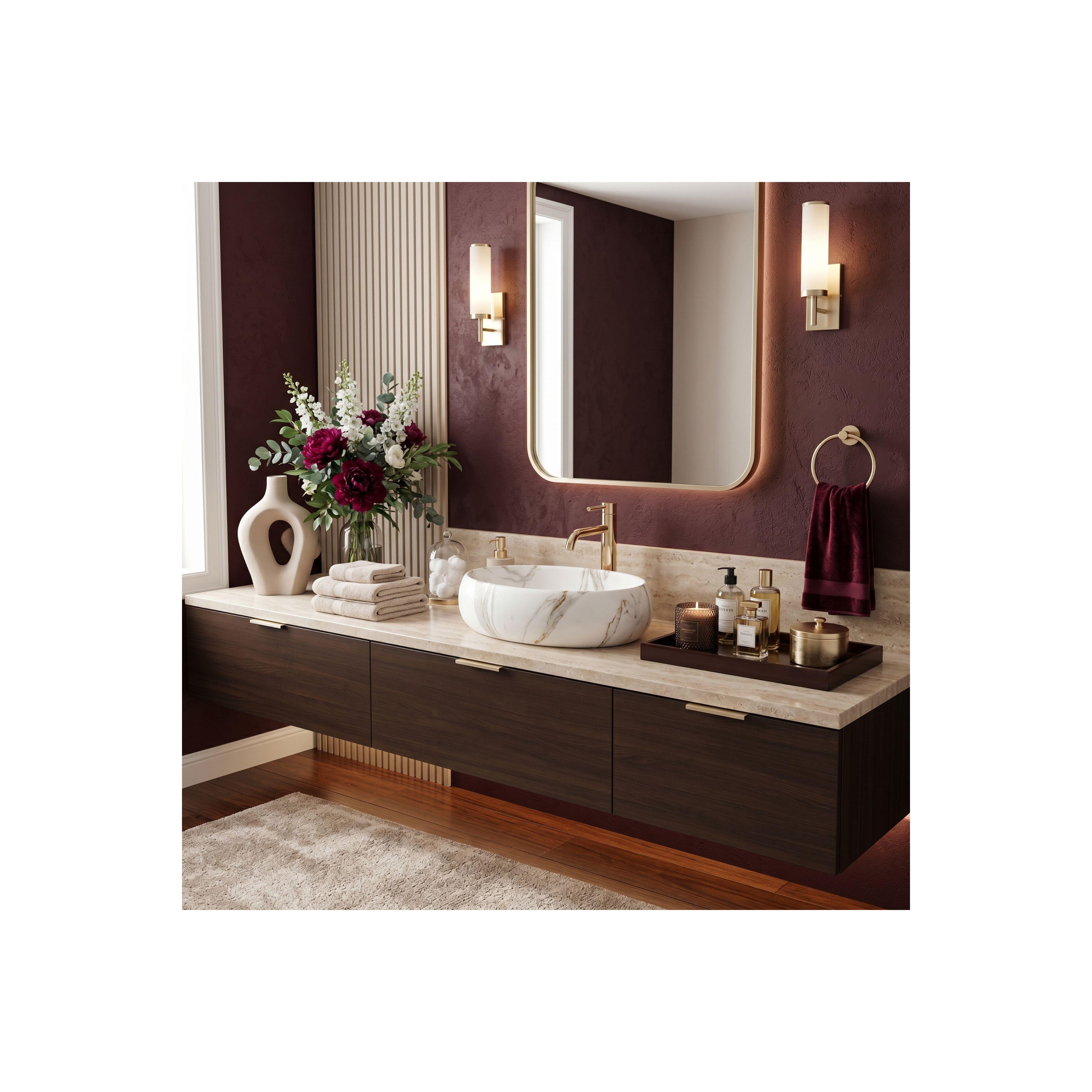 Countertop washbasin Rea Linda Lava Mat