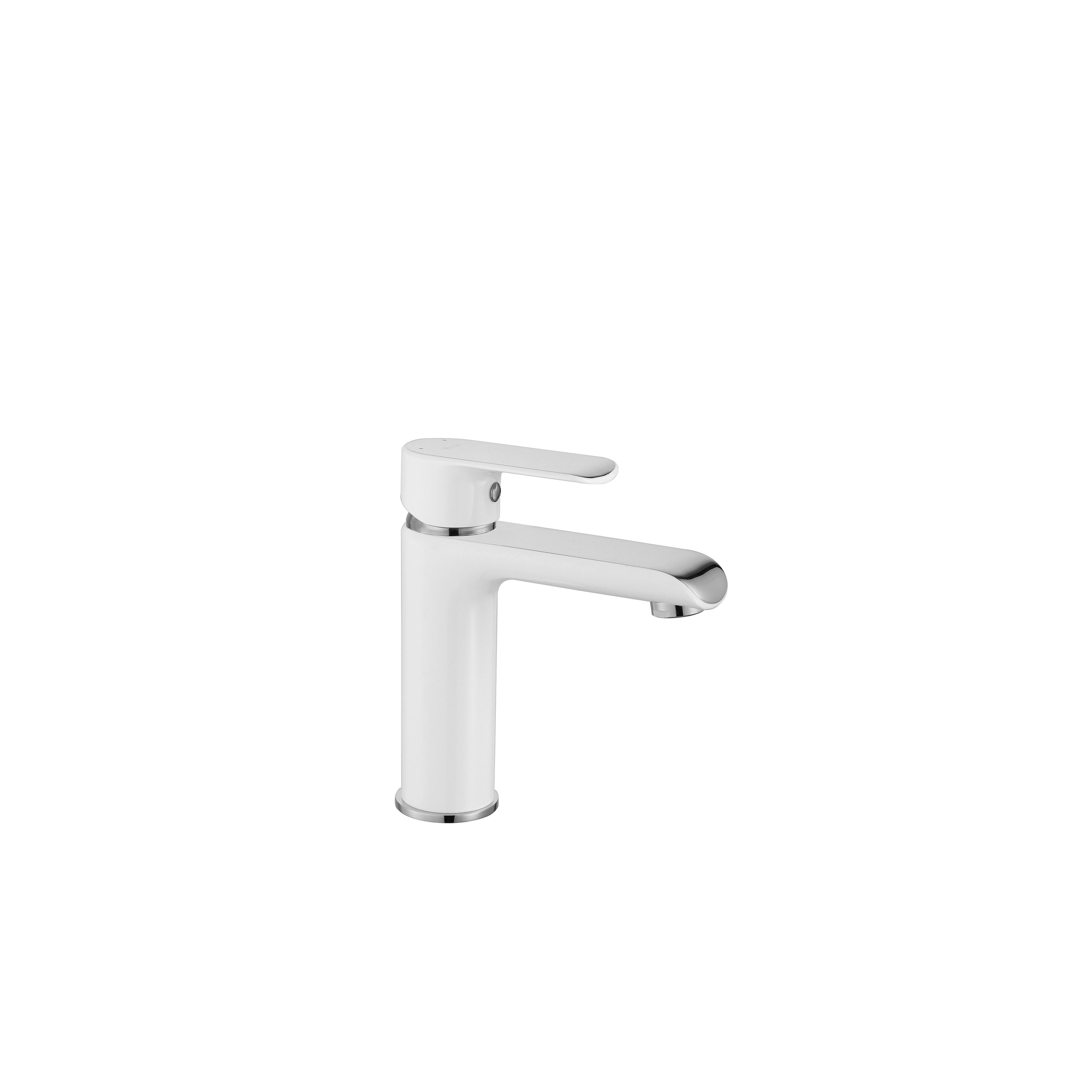 Waschbeckenarmatur REA Bloom White Chrom Low