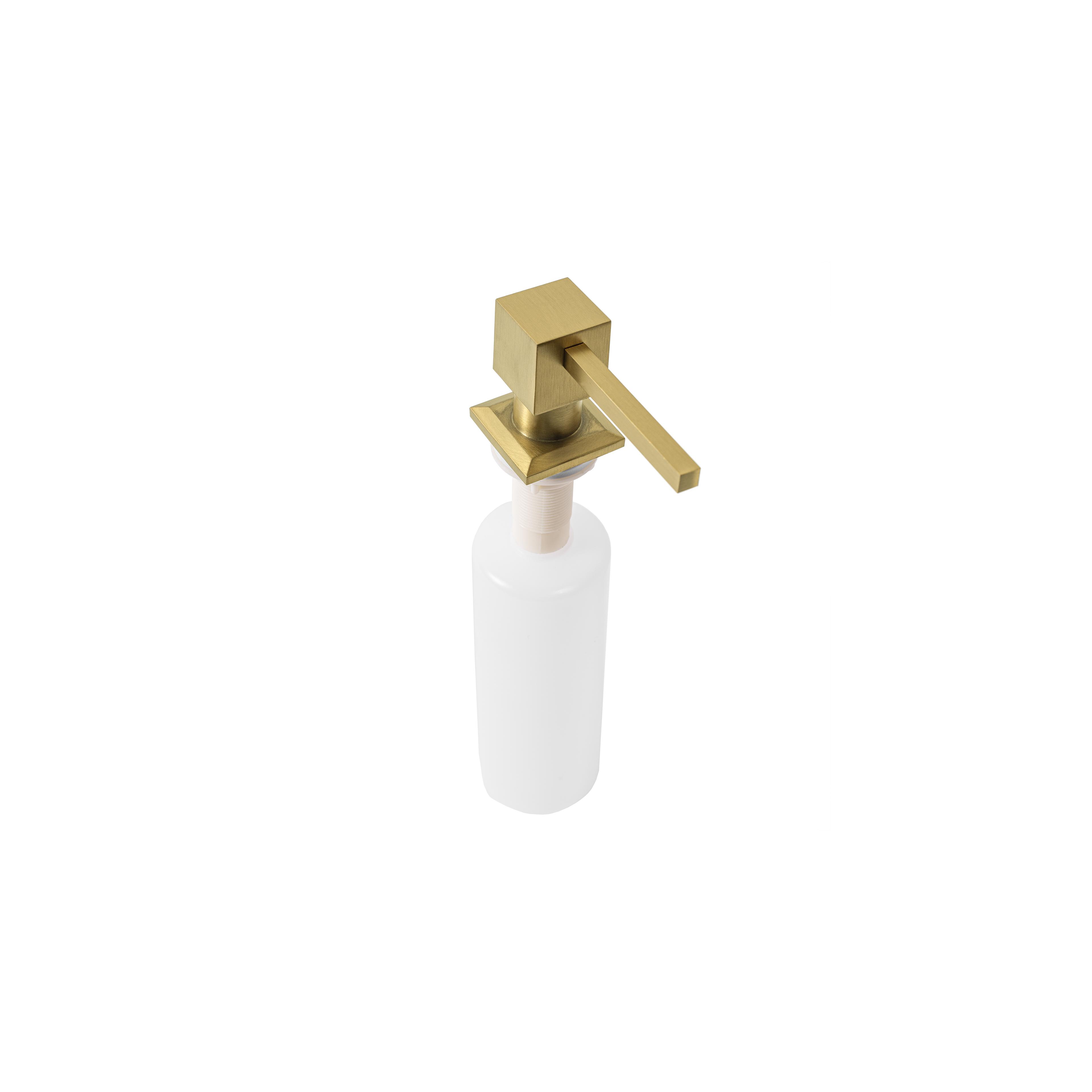 Dozator za sapun gold brush square