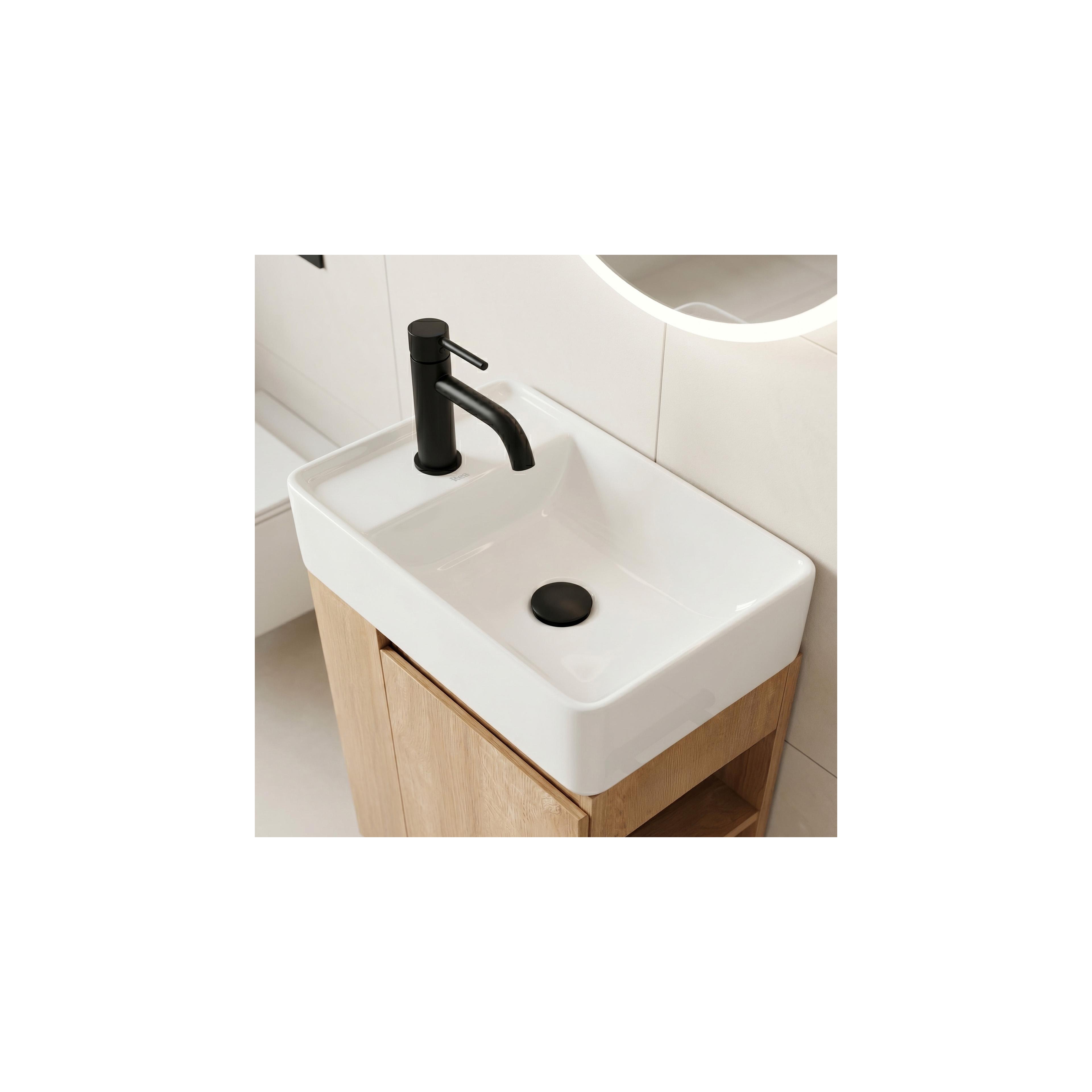 Badezimmerschrank mit Waschbecken REA Astra 43cm