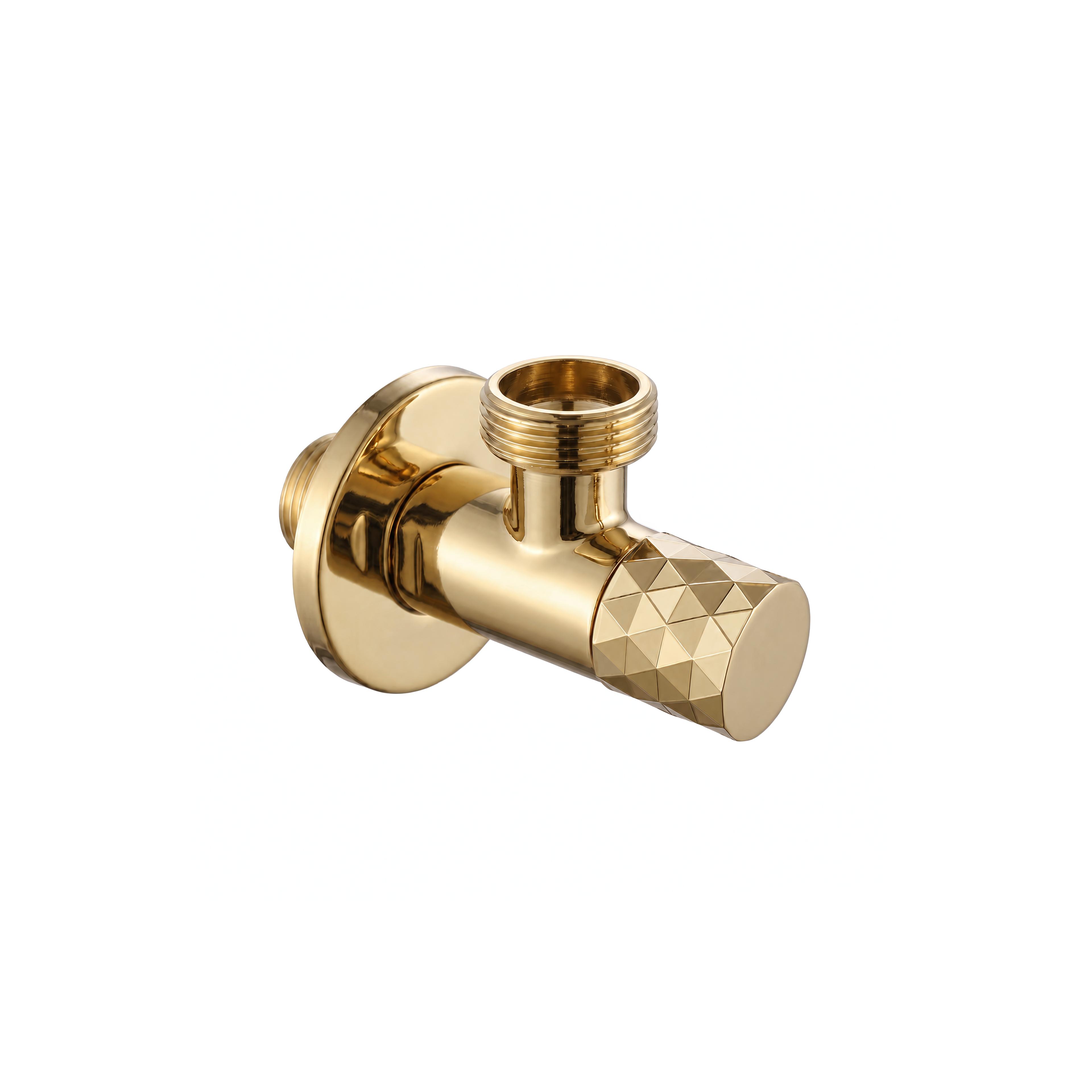 Ъглов вентил Diamond 03 1/2" x 3/4"Gold
