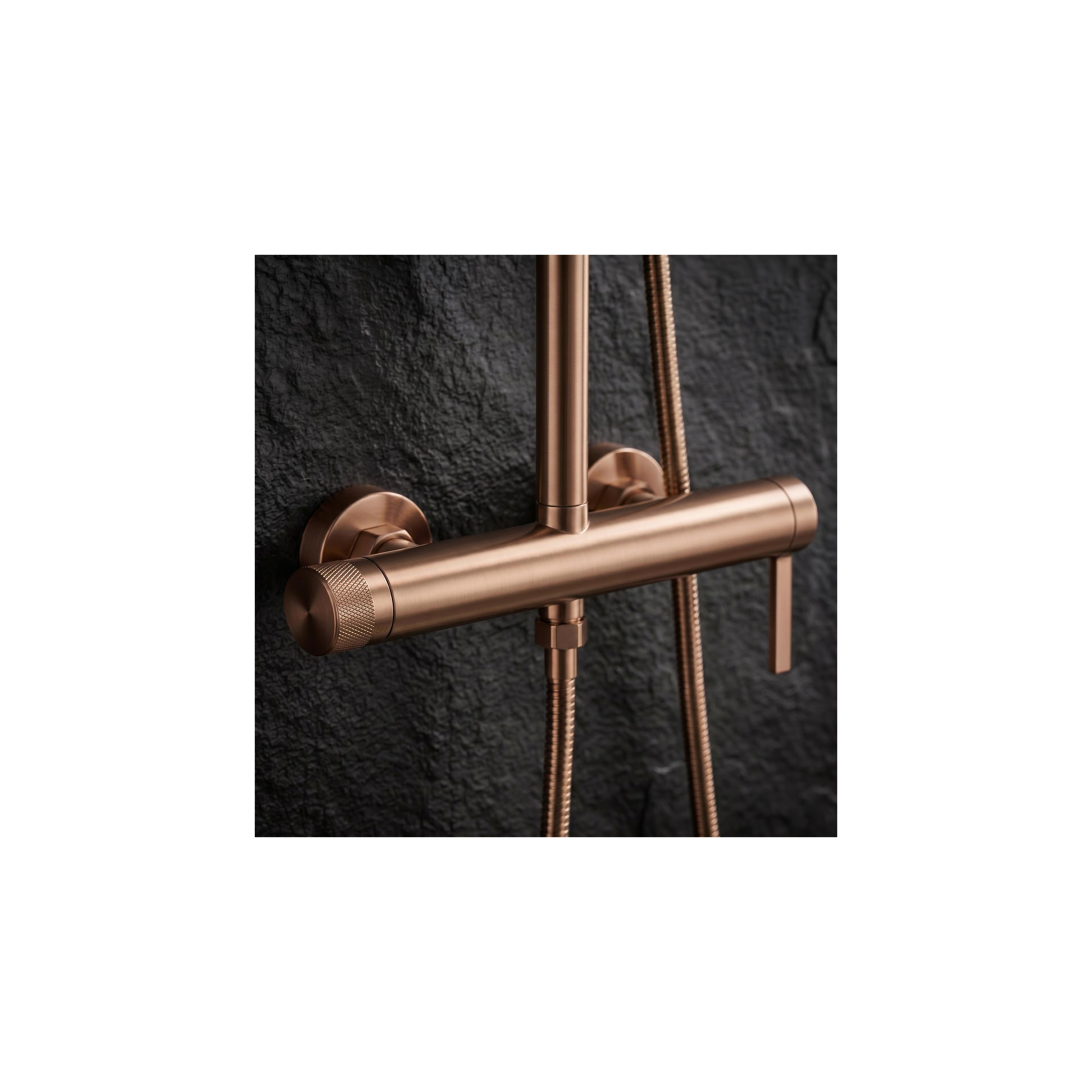 Duschgarnitur Rea Rivo Brush Copper