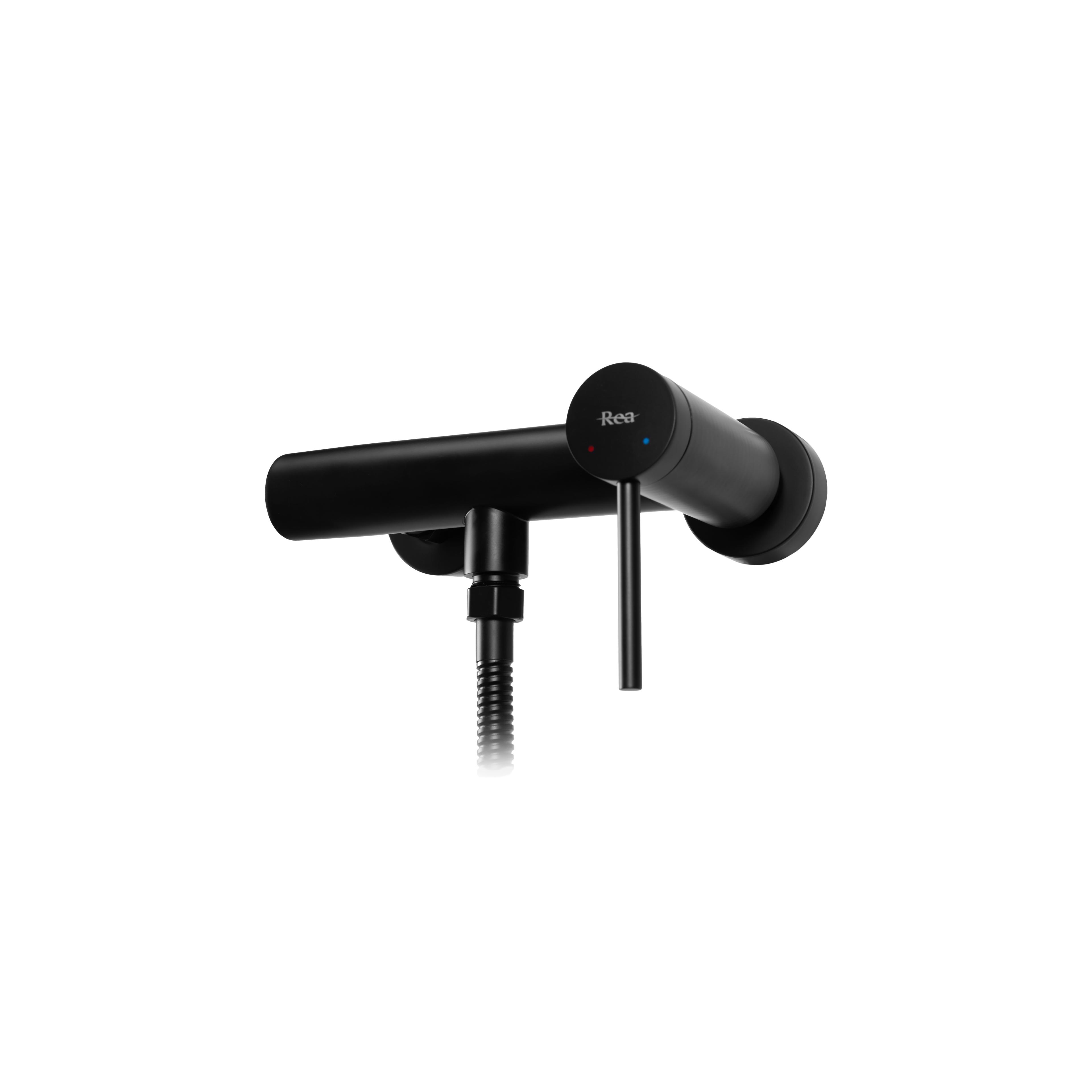 Tuš pipa REA Clif Black Matt