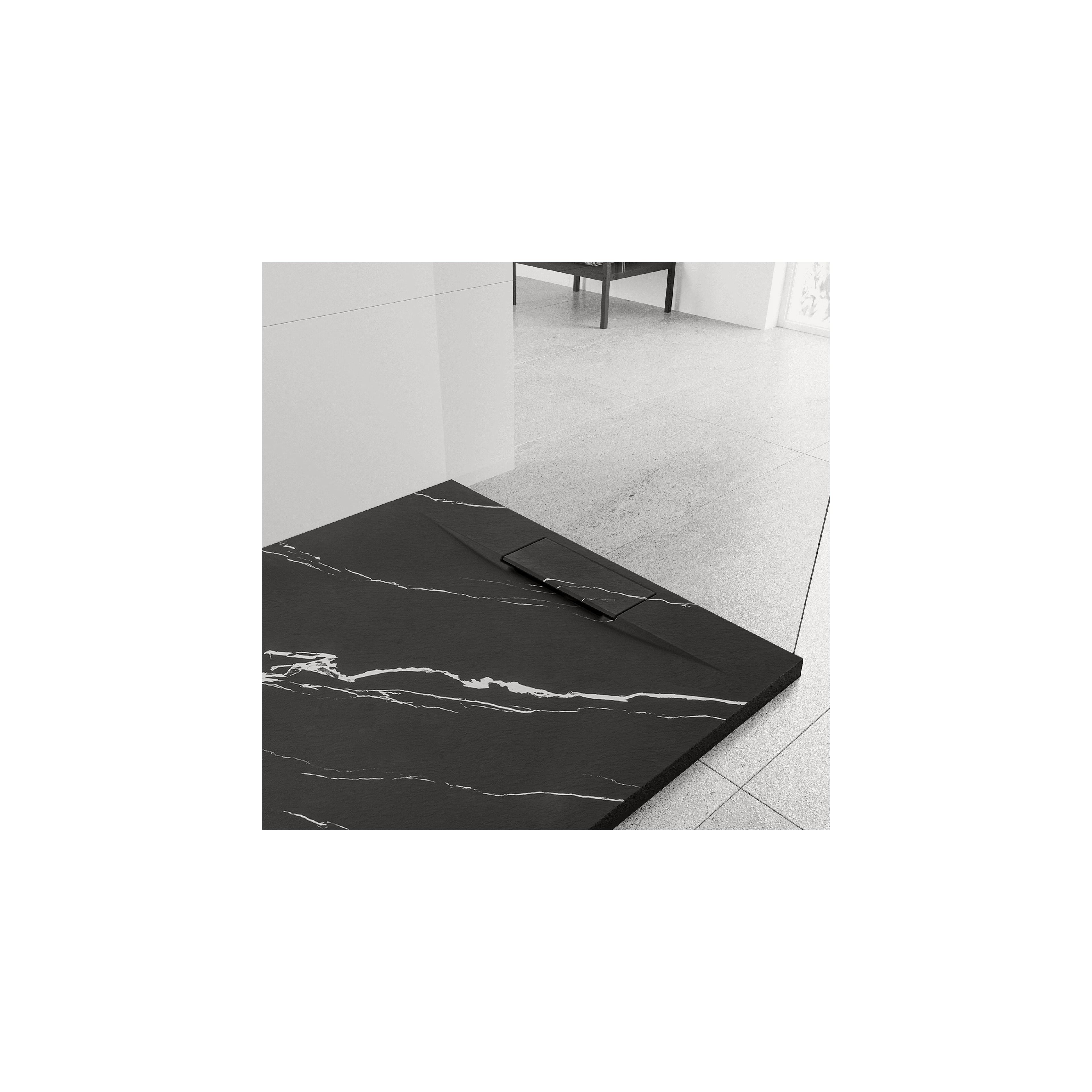 Duschtasse Bazalt CARRARA BLACK 90x90